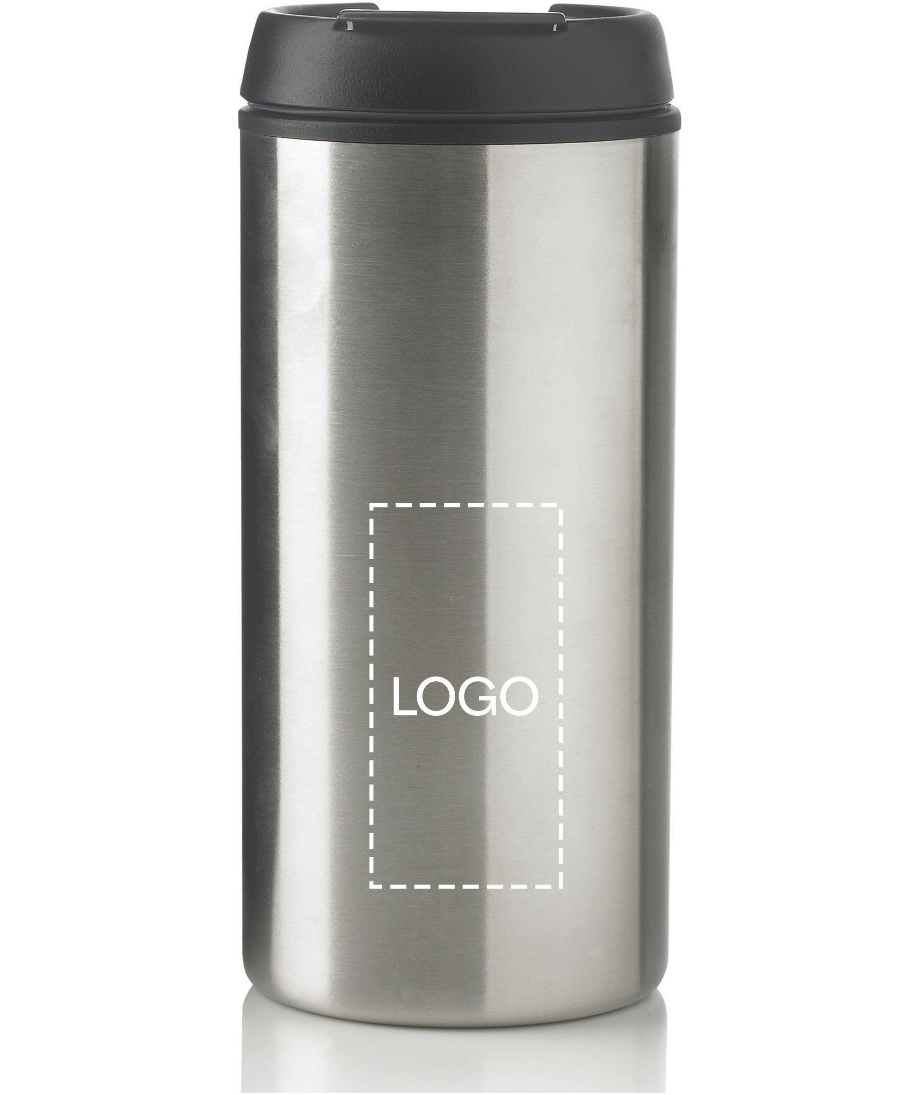 Metro termomugg 0,3 L, Silver, Silver, large image number 2