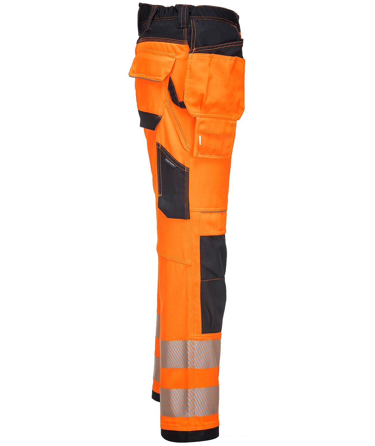 Portwest Vision hantverksbyxa T501, Varsel Orange/Svart, large image number 5