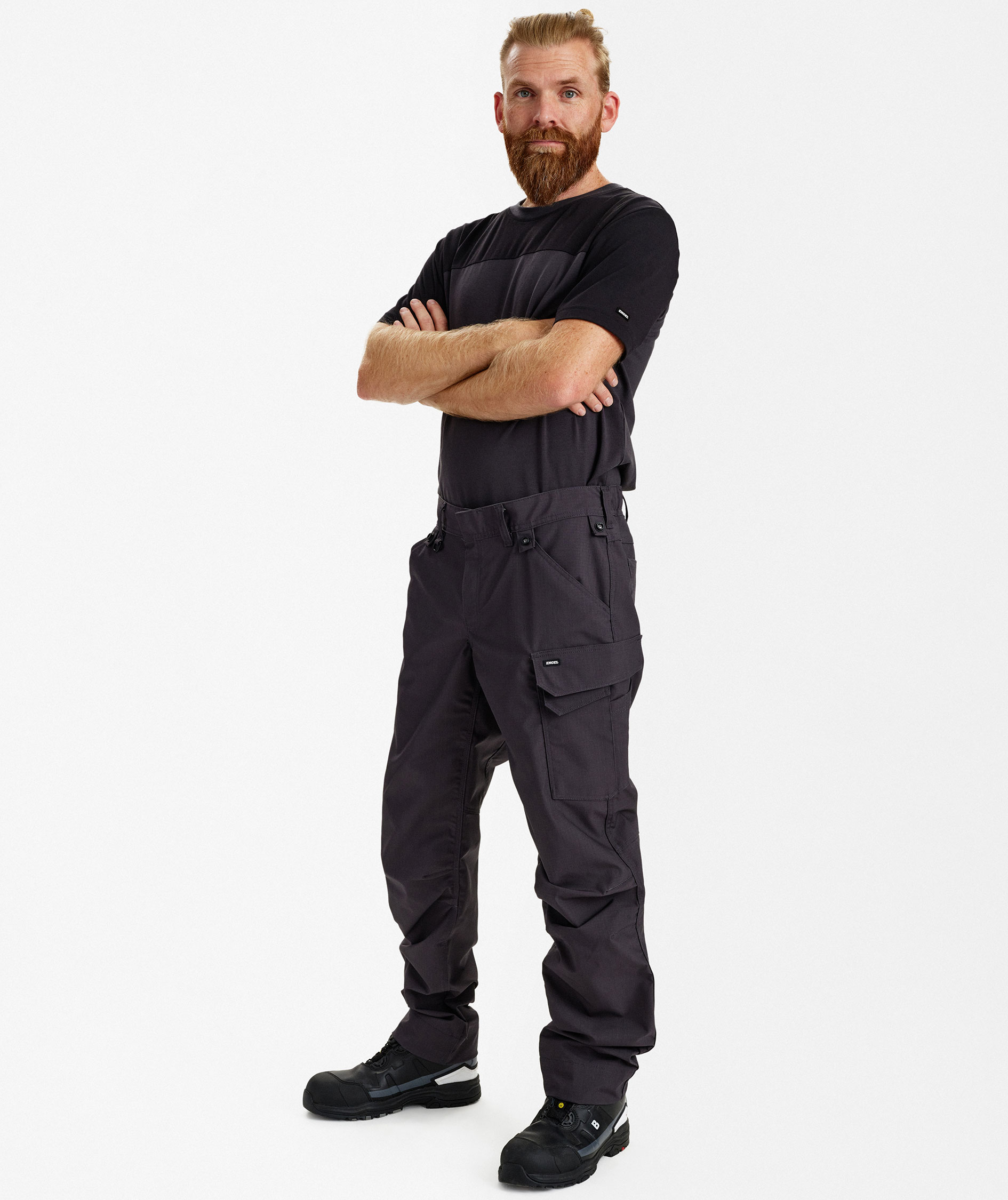 Engel Entire Diensthose, Anthracite Grey, large image number 2