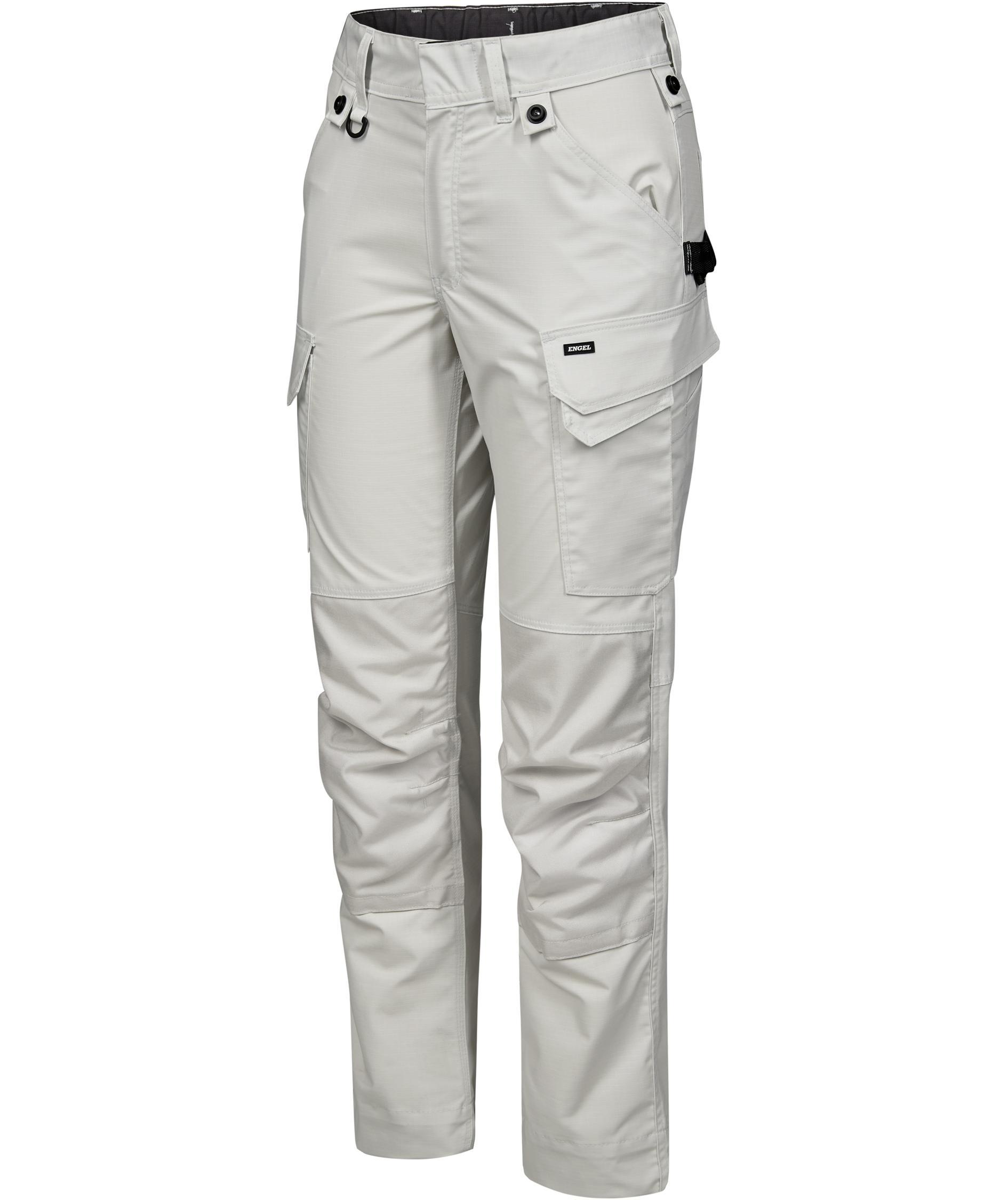 Engel Entire dame arbeidsbukse, Bone White, large image number 4