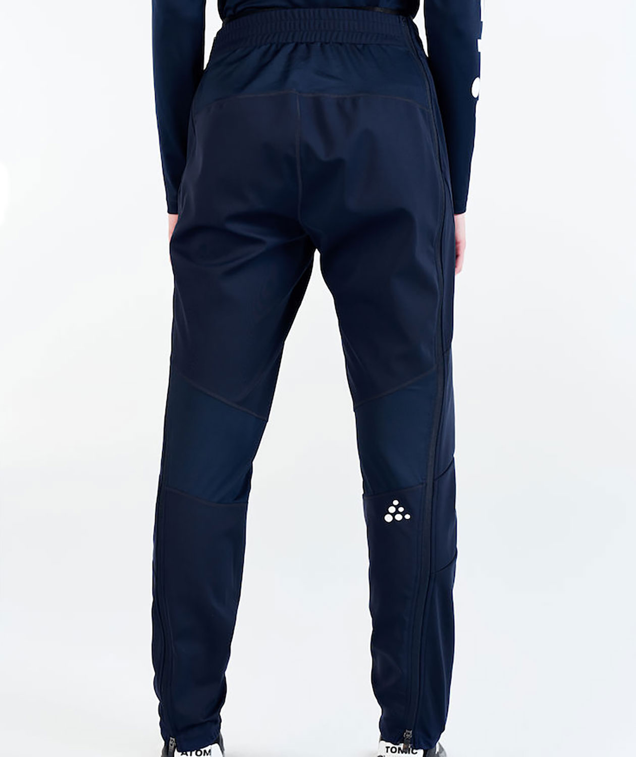 Craft Nordic Ski Club dame skibukse, Blaze, large image number 4