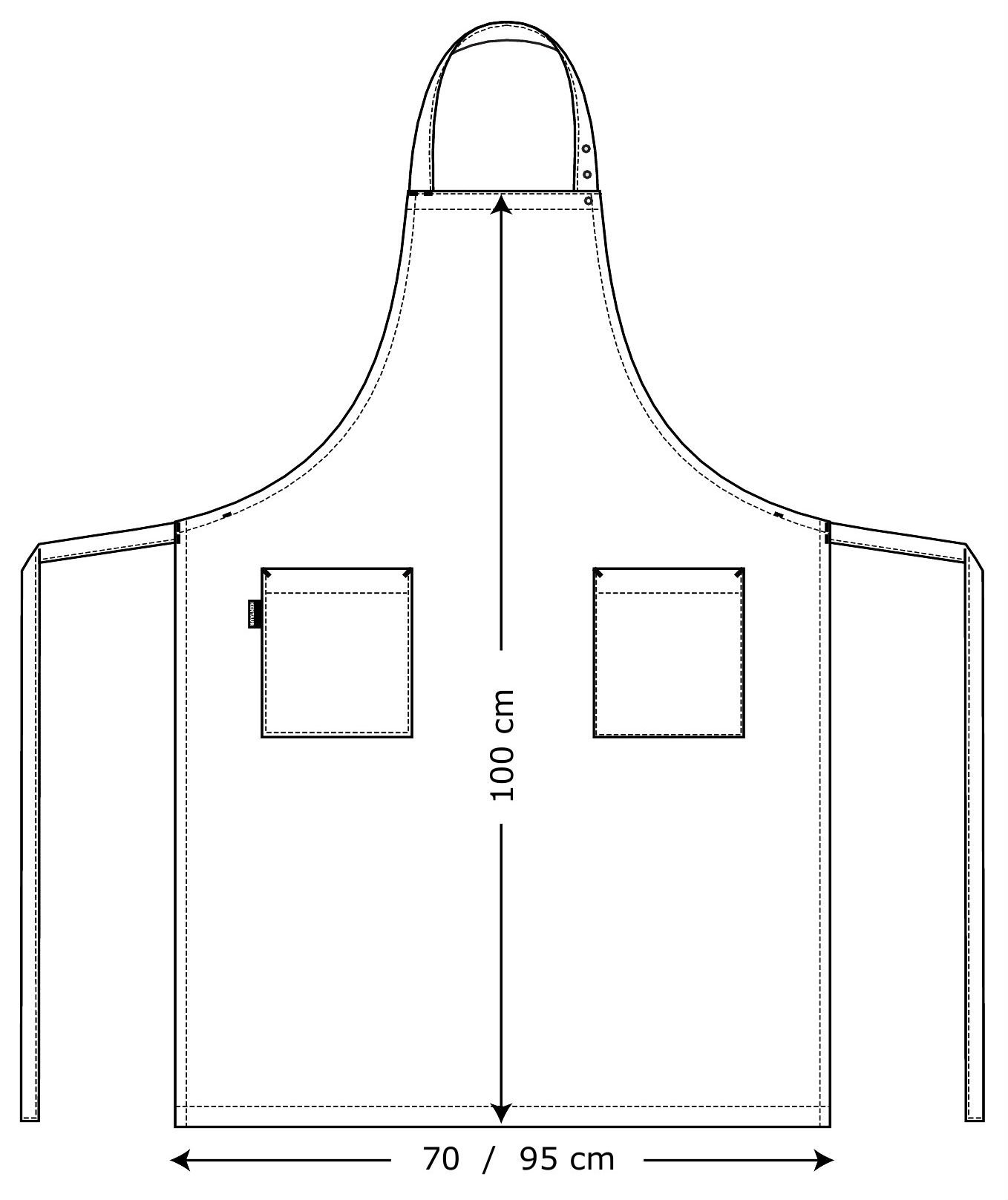 Kentaur sm&aelig;kforkl&aelig;de med lommer, Bordeaux, large image number 1