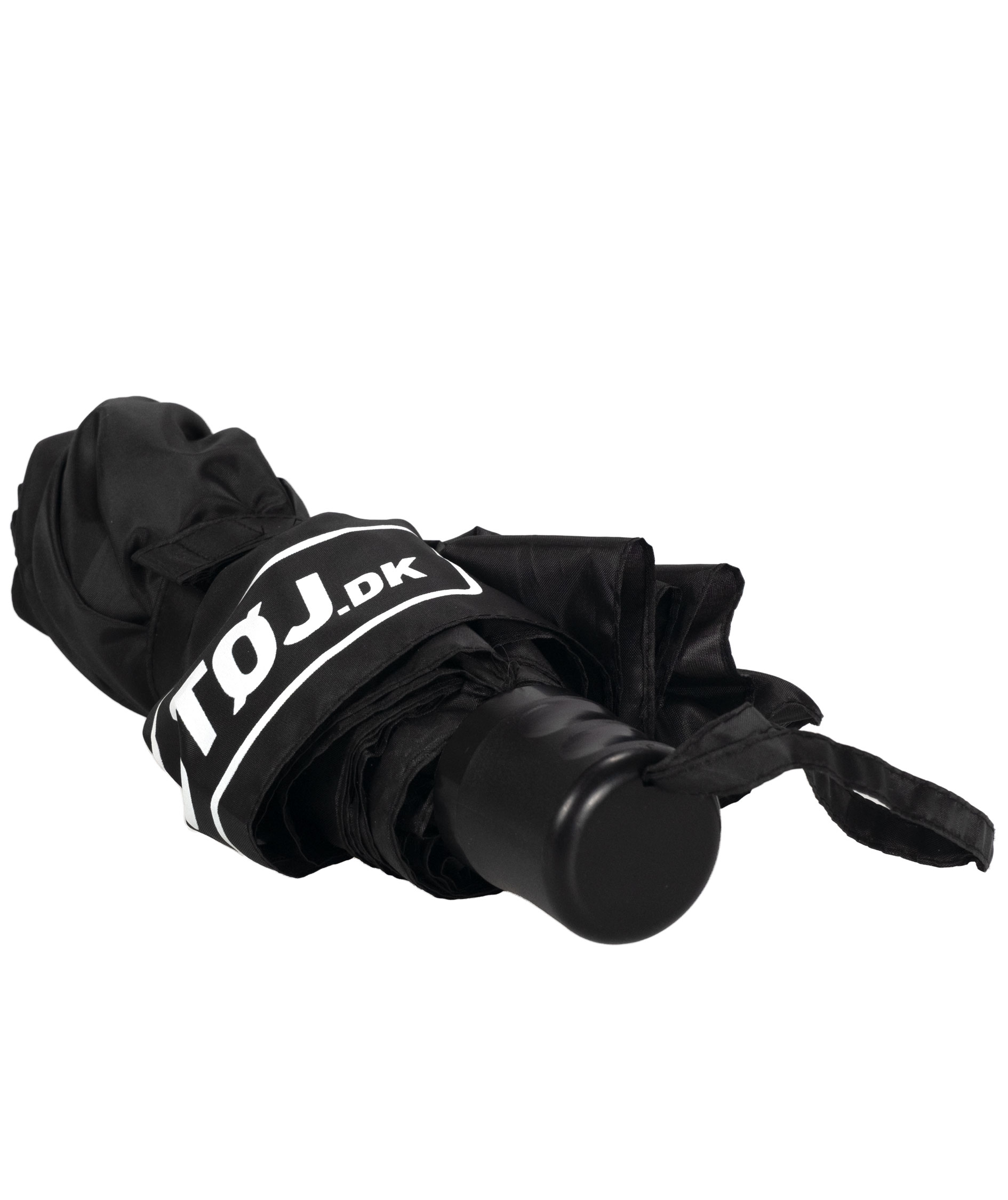 Billig-arbejdst&oslash;j.dk foldbar paraply, Sort, Sort, large image number 3