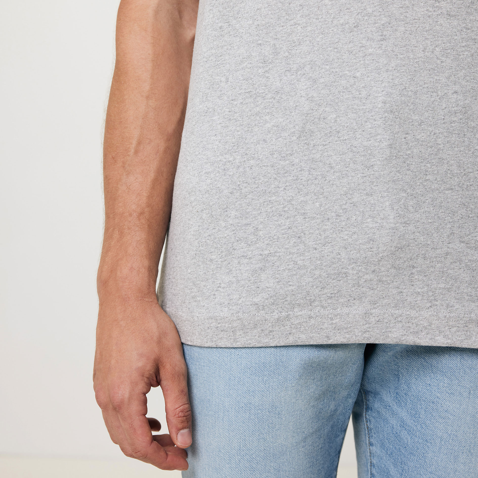 Iqoniq Kakadu T-shirt, Heather Grey, large image number 6