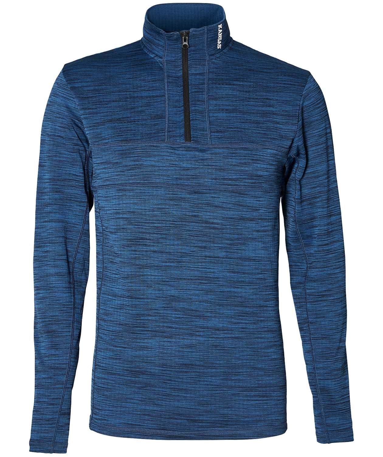 Kansas Evolve Craftsmen langermet T-skjorte, Marine/M&oslash;rk Marine