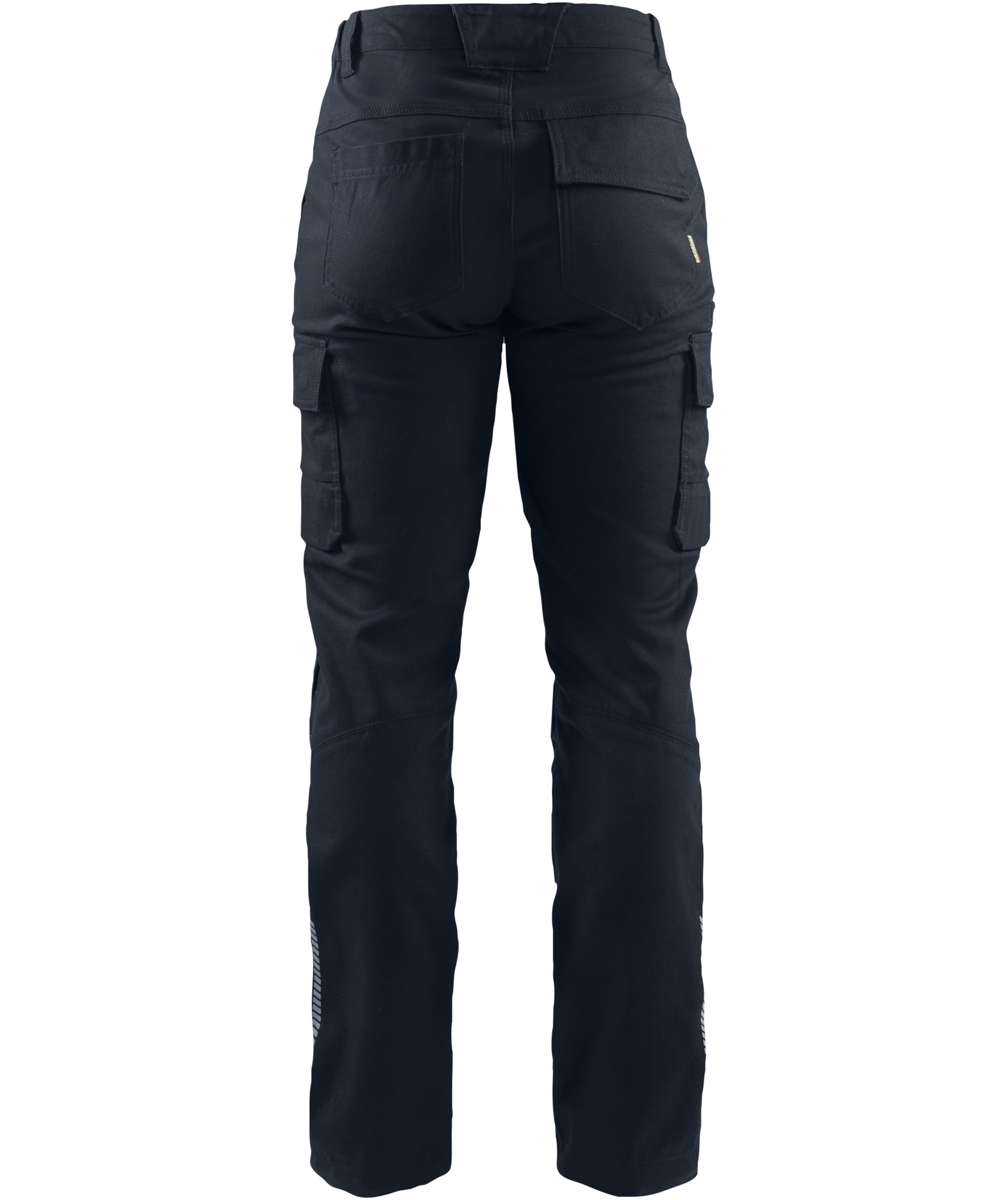 Bl&aring;kl&auml;der dame arbejdsbukser, M&oslash;rk Marine, large image number 2