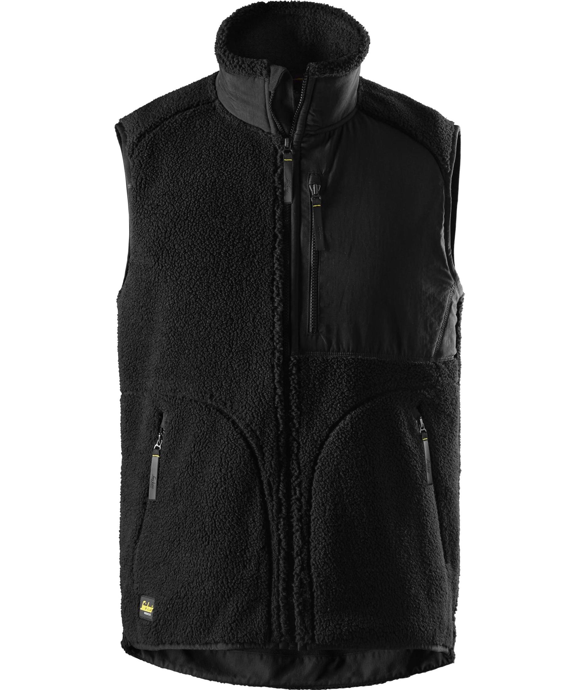 Snickers fiberpelsvest 8006, Sort