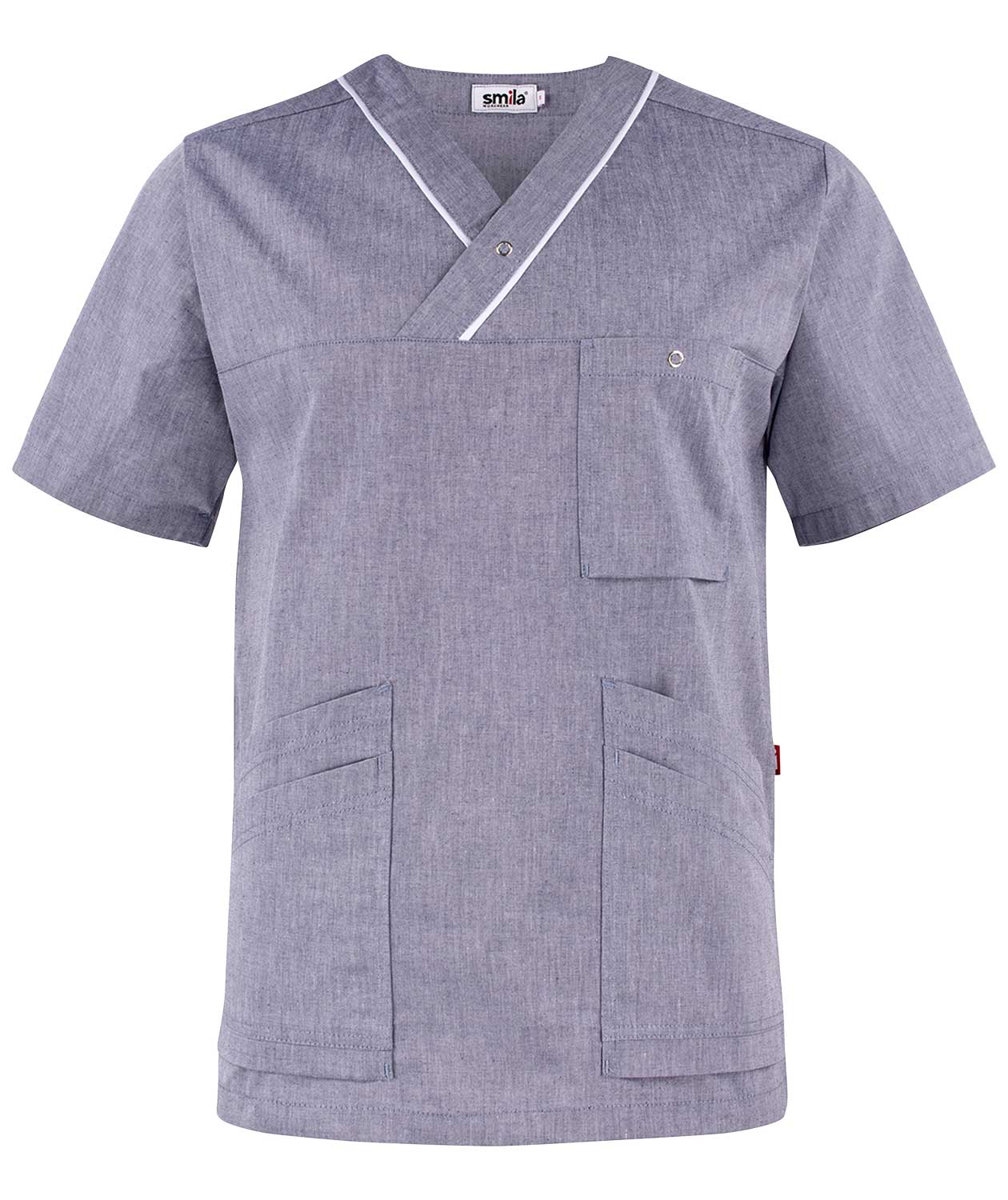 Smila Workwear Leon bussarong, Gr&aring; Melange