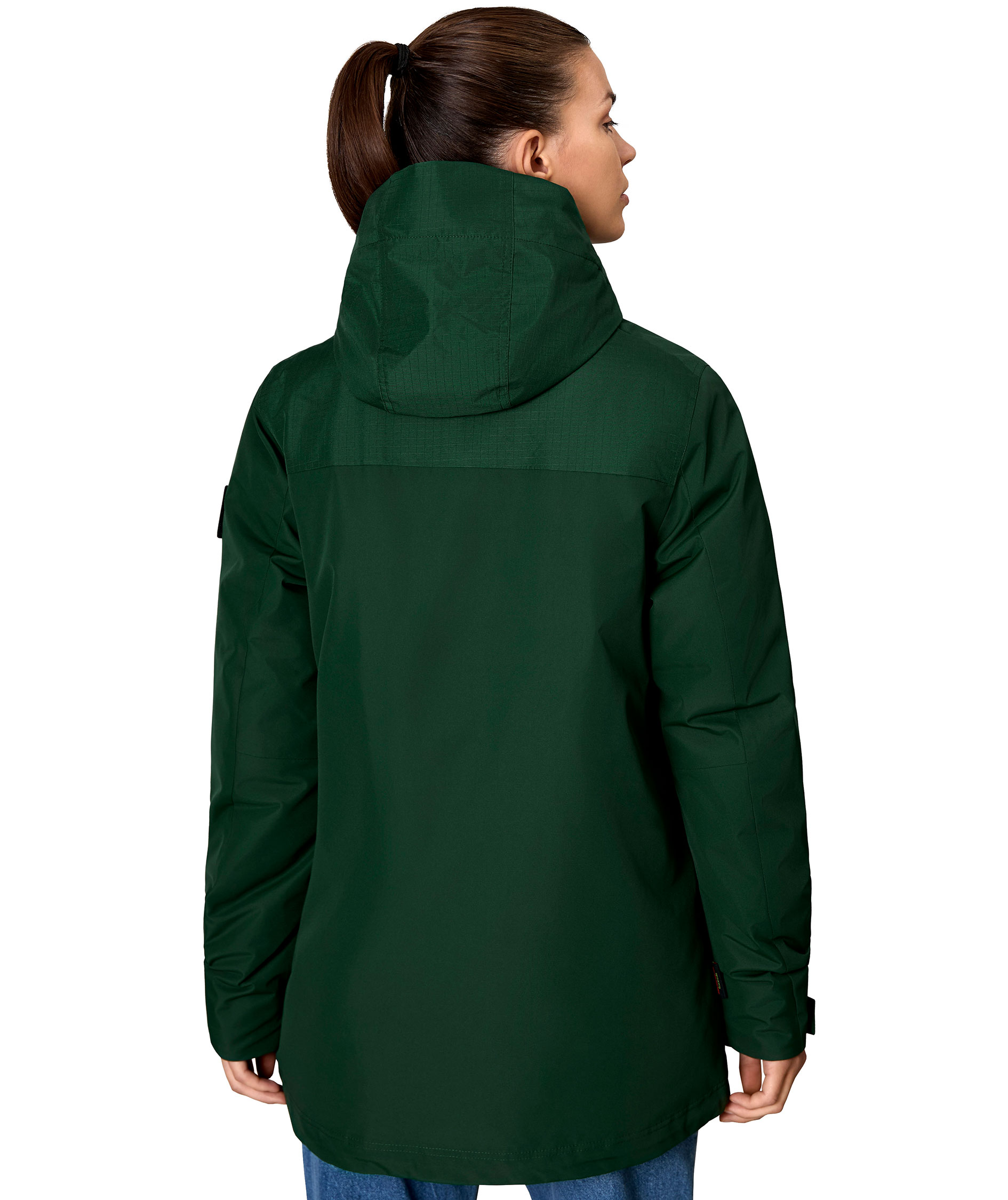 ID women's winter jacket, Bottle Green, large image number 3