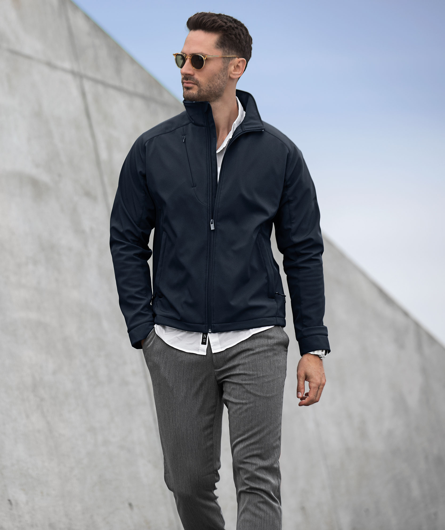 Nimbus Play Livingston softshelljakke, Navy, large image number 1