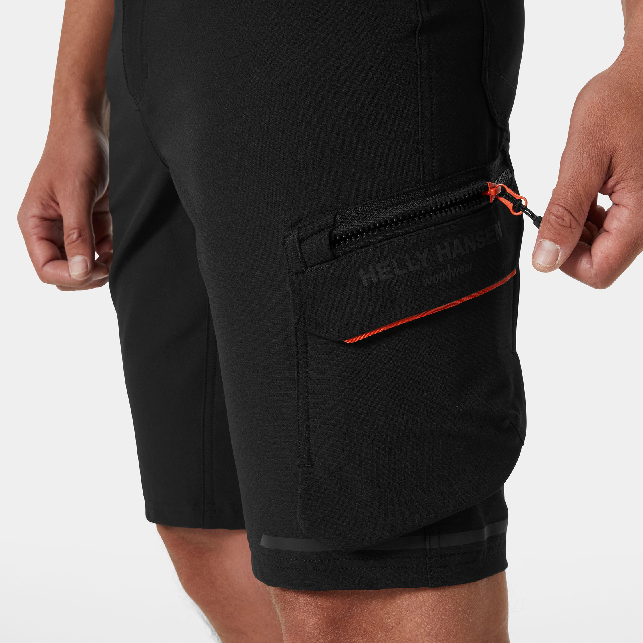 Helly Hansen Kensington Connect&trade; arbeidsshorts, Black/Orange, large image number 5