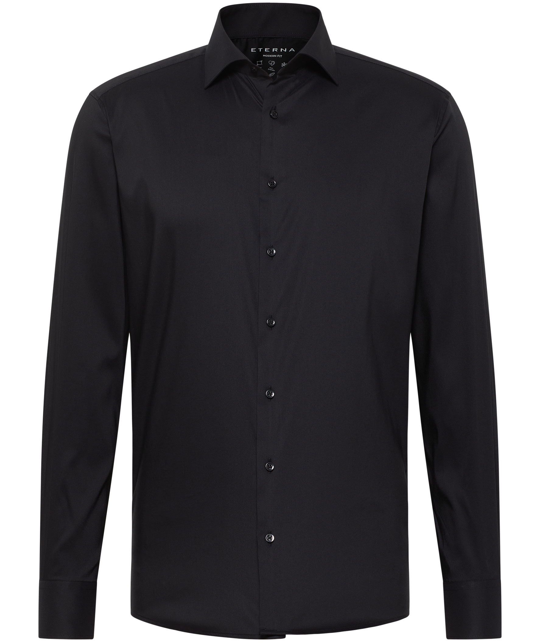 Eterna Performance Modern Fit skjorte, Black