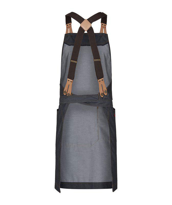 Segers 4078 Latzsch&uuml;rze mit Tasche, Dunkelblau Denim, Dunkelblau Denim, large image number 3