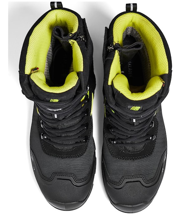 Bl&aring;kl&auml;der Storm vintervernest&oslash;vler S3, Svart/Hi-Vis Gul, large image number 2