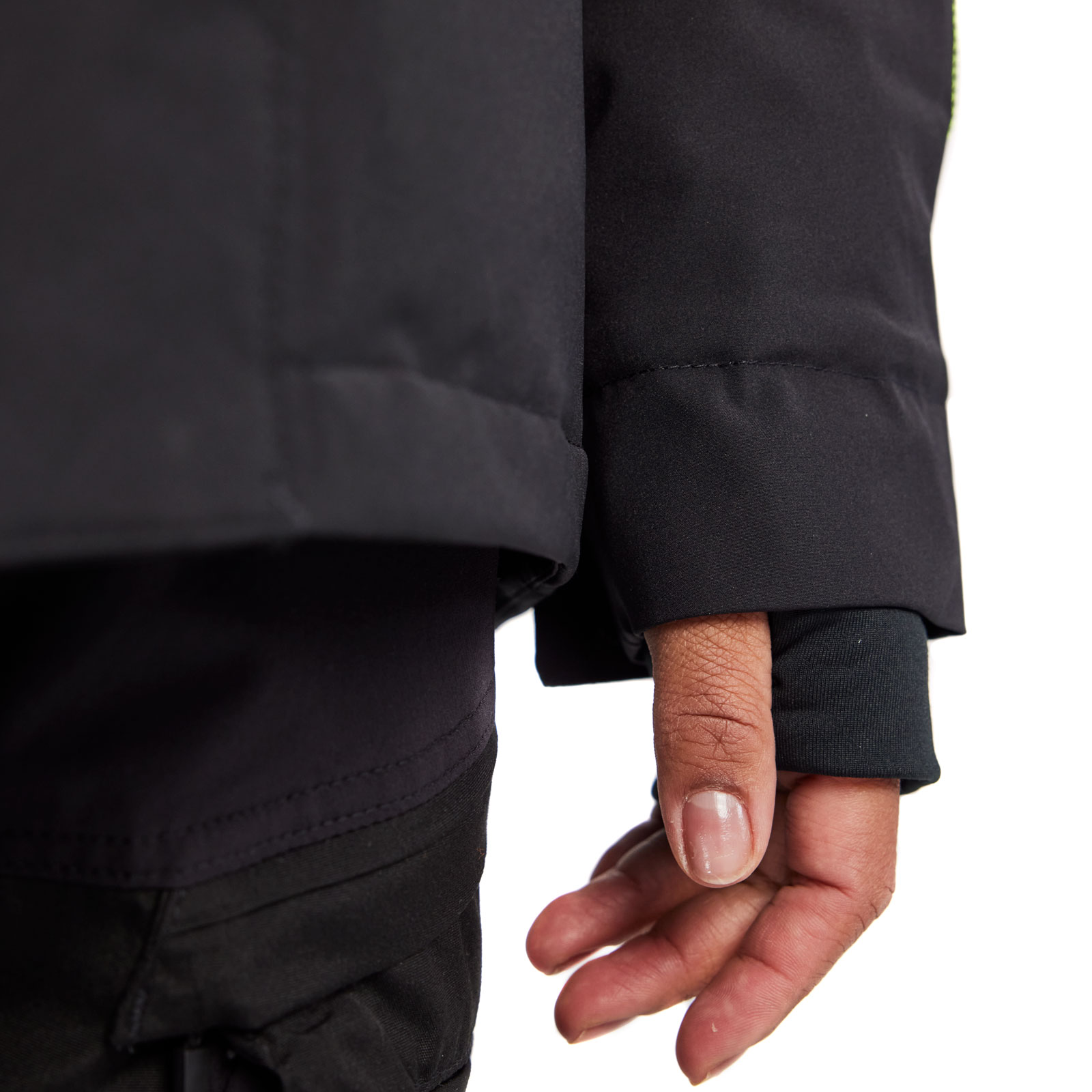 Bl&aring;kl&auml;der letforet damejakke full stretch, Sort/Hi-Vis Gul, large image number 8