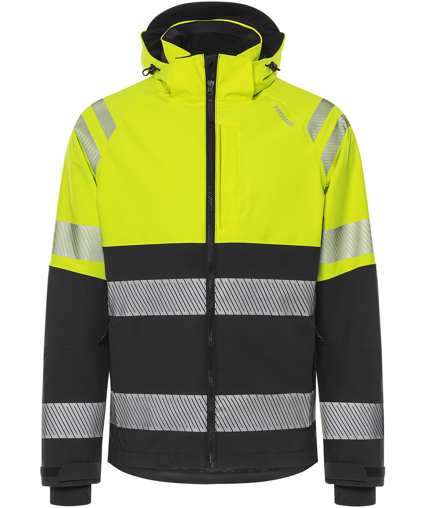 Fristads skaljacka 4690 GLS full stretch, Varsel Gul/Svart