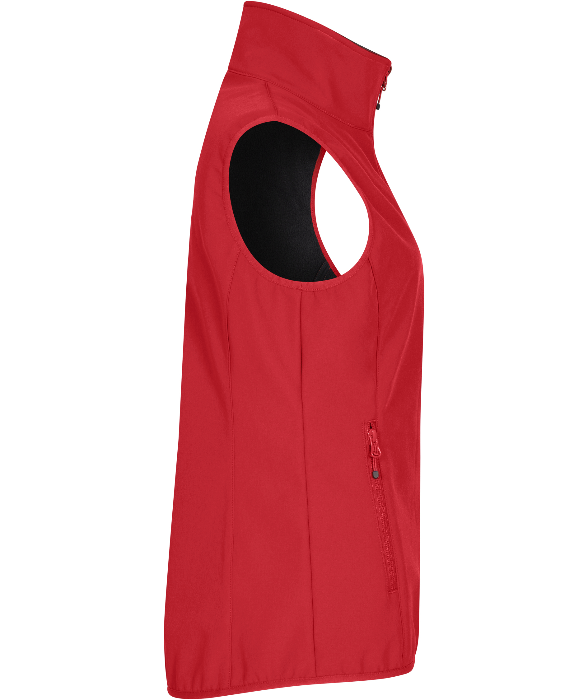 Clique Classic dame softshellvest, R&oslash;d, large image number 2