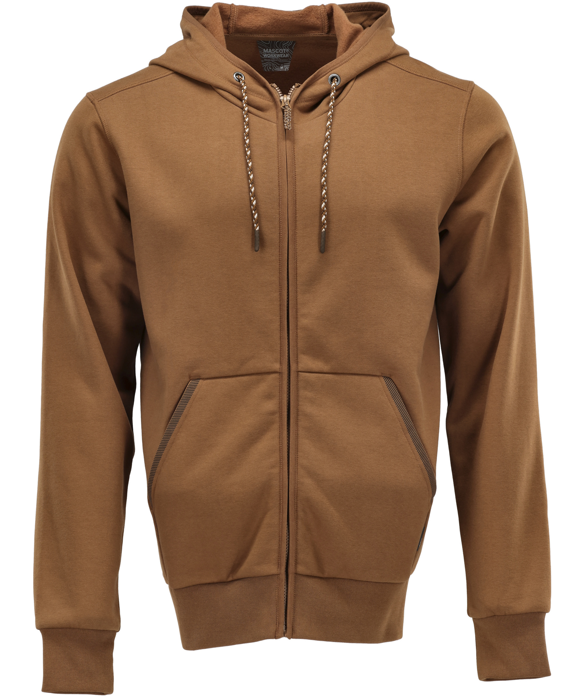 Mascot Customized hettegenser med glidel&aring;s, N&oslash;ttebrun, N&oslash;ttebrun, swatch