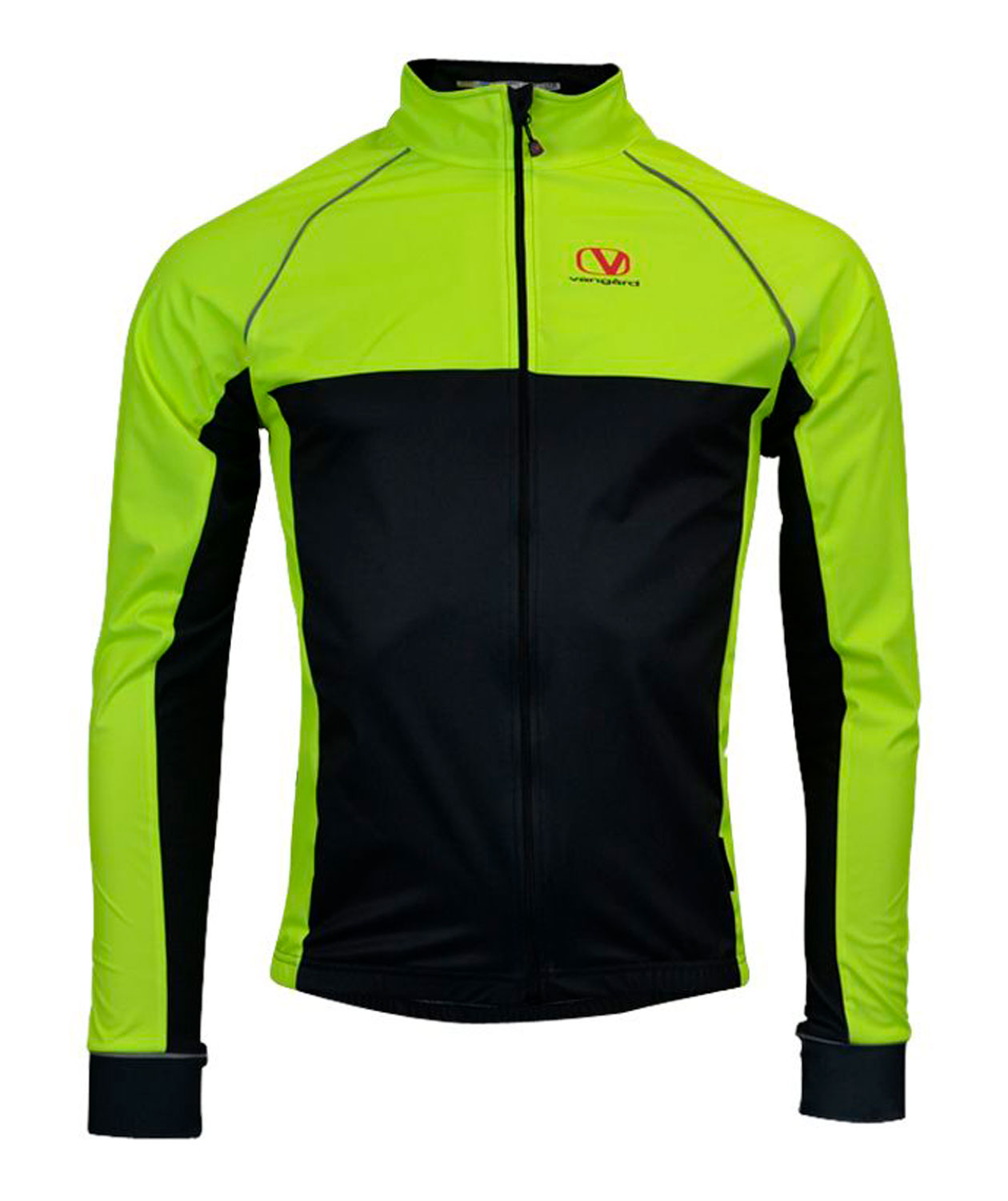 Vang&agrave;rd cykeljacka, Svart/Neon Gul, large image number 0