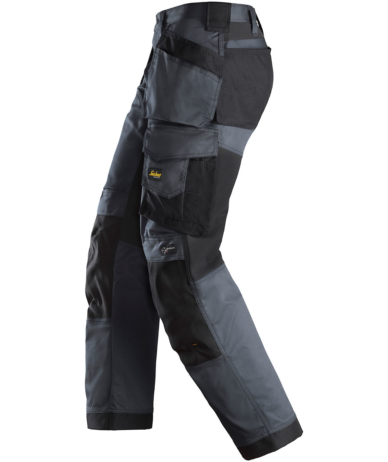 Snickers AllroundWork Handwerkerhose 6251, Stahlgrau/Schwarz, large image number 2