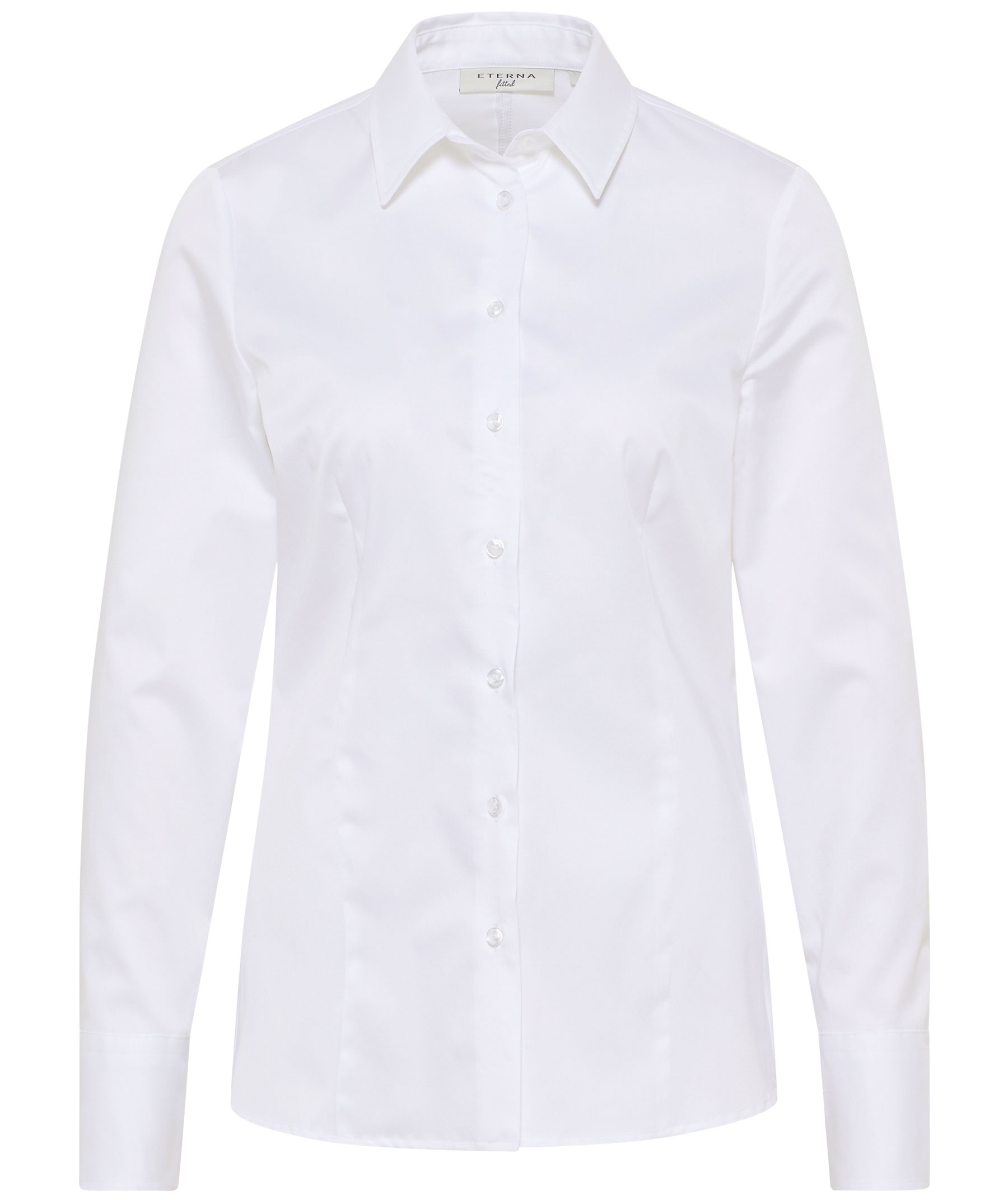 Eterna Satin slim fit Damenhemd