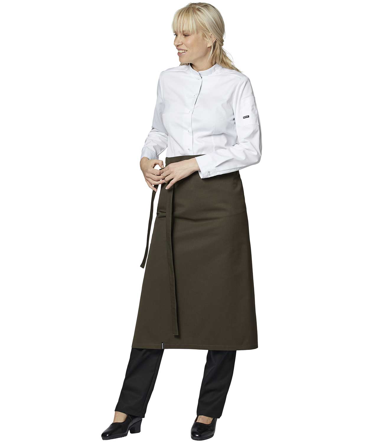 Kentaur apron, Olive Green, Olive Green, large image number 1