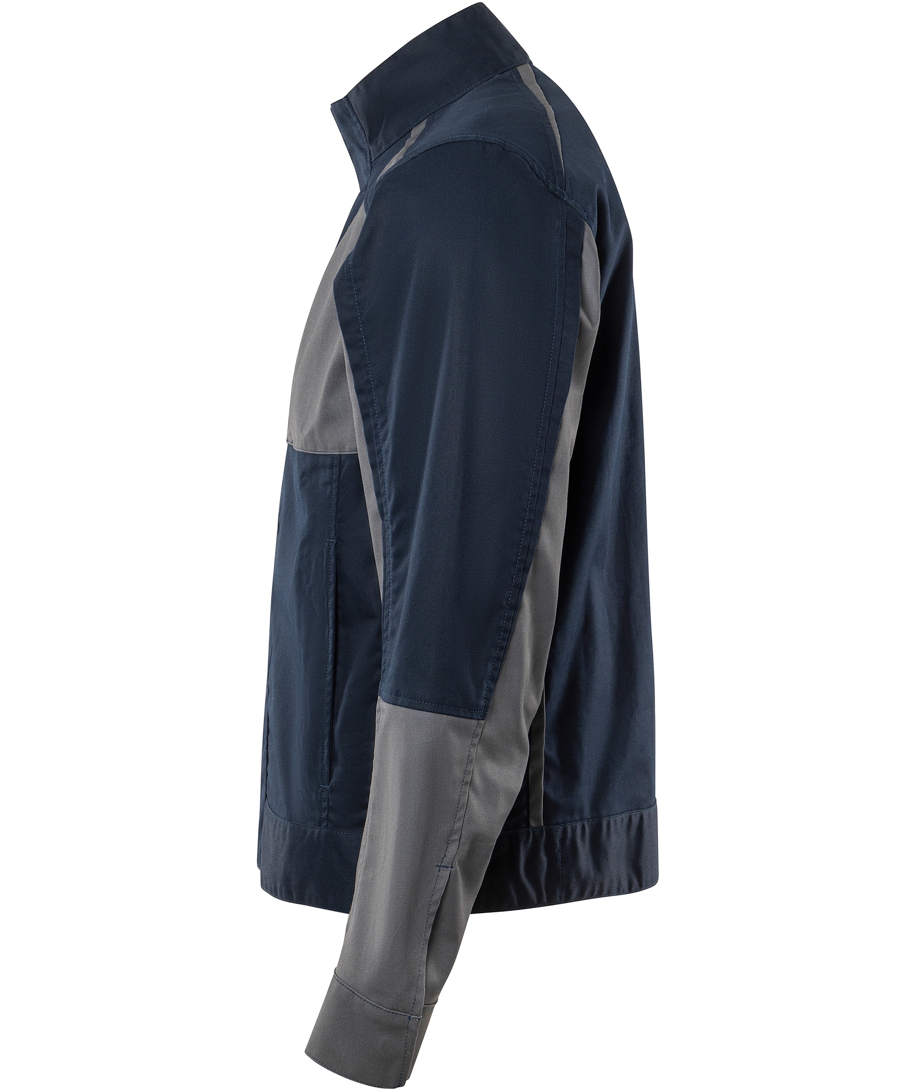 Fristads Green arbejdsjakke 4930 GWM, M&oslash;rk Marine/Gr&aring;, large image number 4