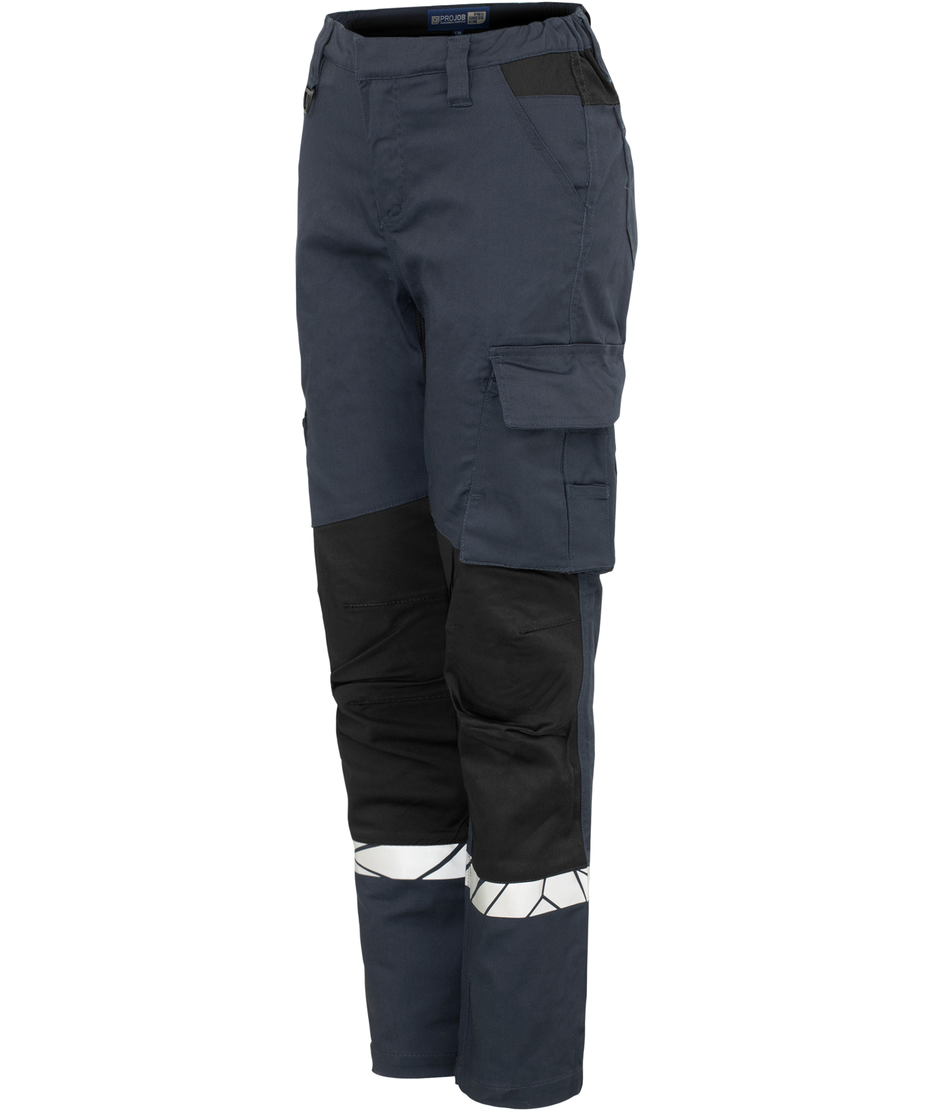 ProJob dame servicebukser 7511, Marine/Sort, large image number 4