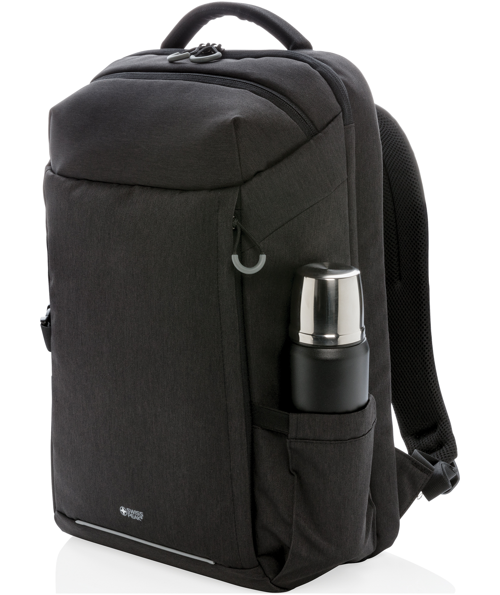 Swiss Peak XXL weekend travel backpack 20L, Black, Black, large image number 8