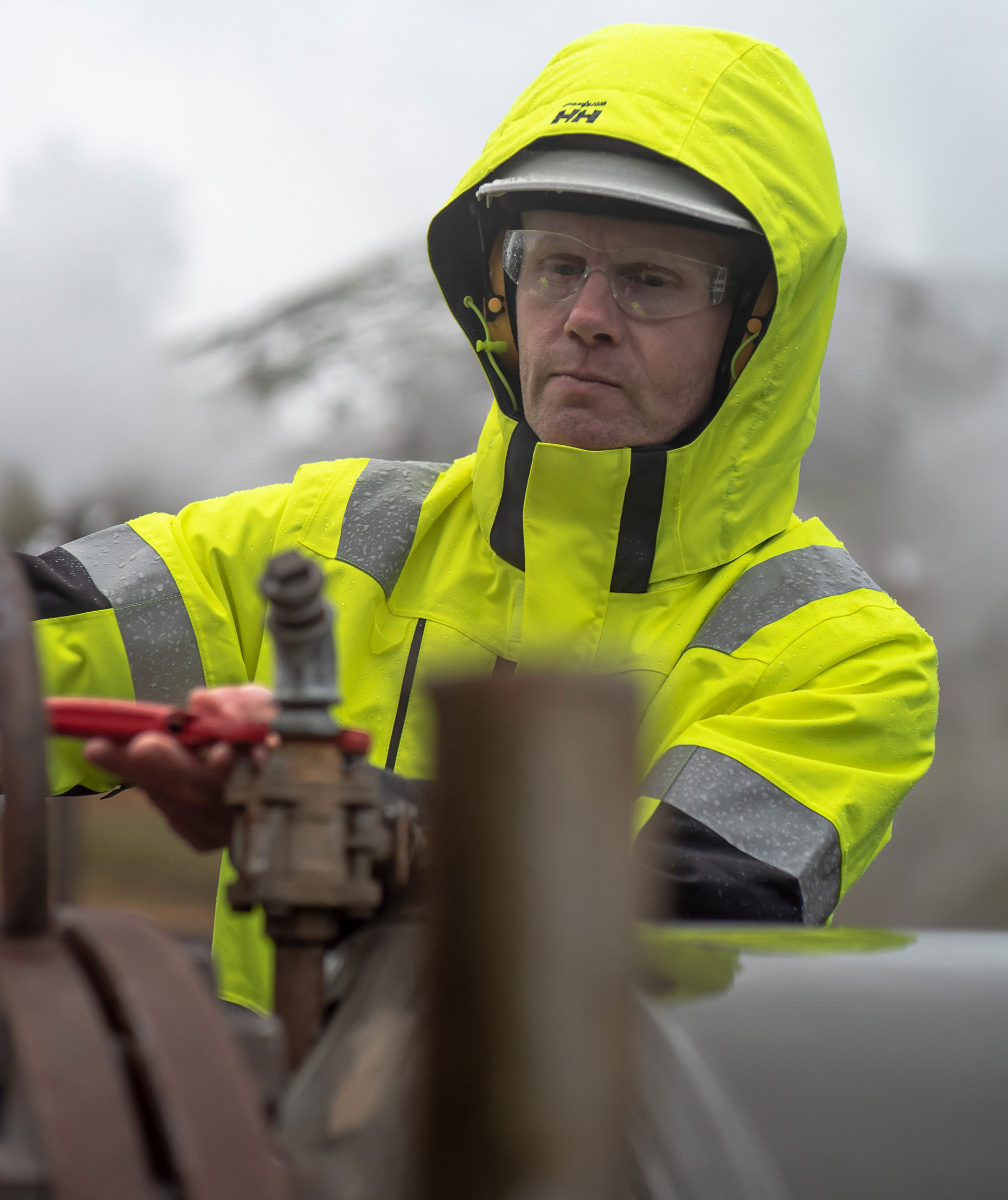 Helly Hansen Alna 2.0 Winterjacke, Hi-vis gelb/charcoal, large image number 8