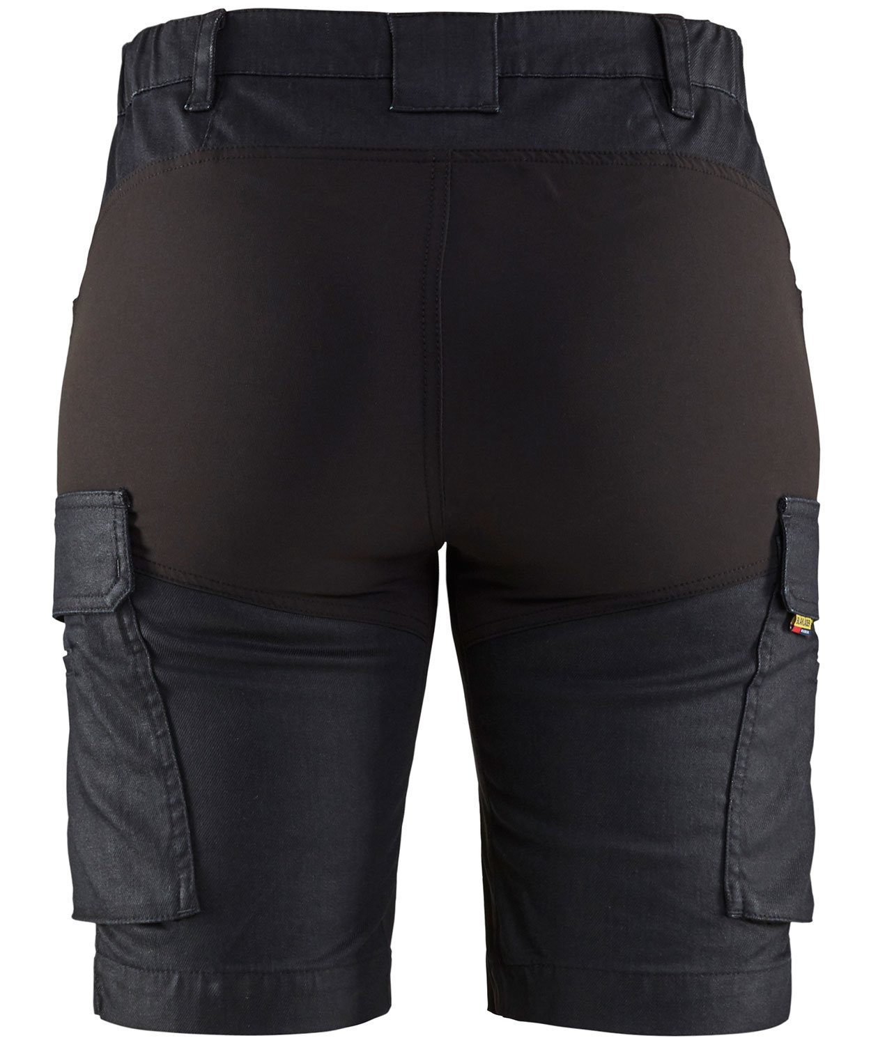 Bl&aring;kl&auml;der dame serviceshorts, Marine/Sort