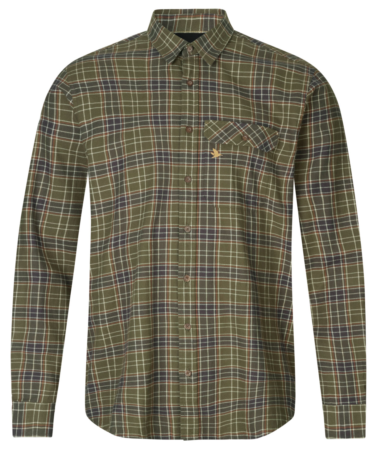 Seeland Highseat Flanellhemd, Burnt Olive