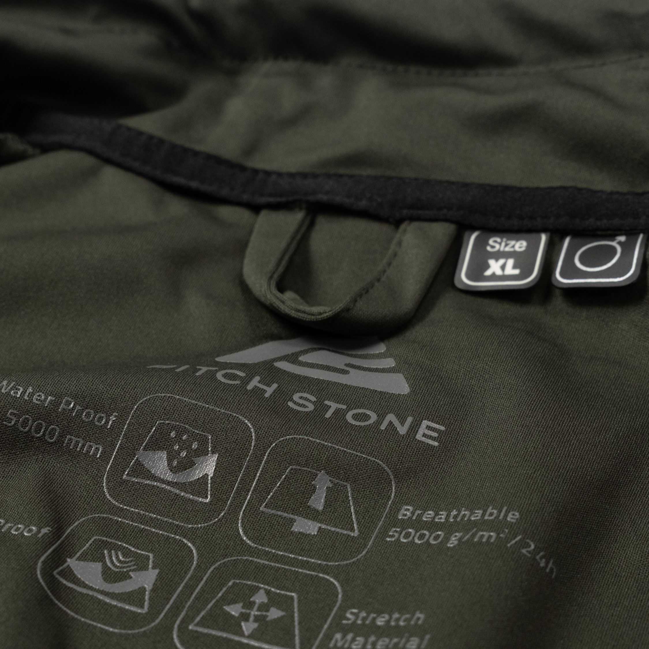 Pitch Stone softshell jacket, Olive, large image number 4
