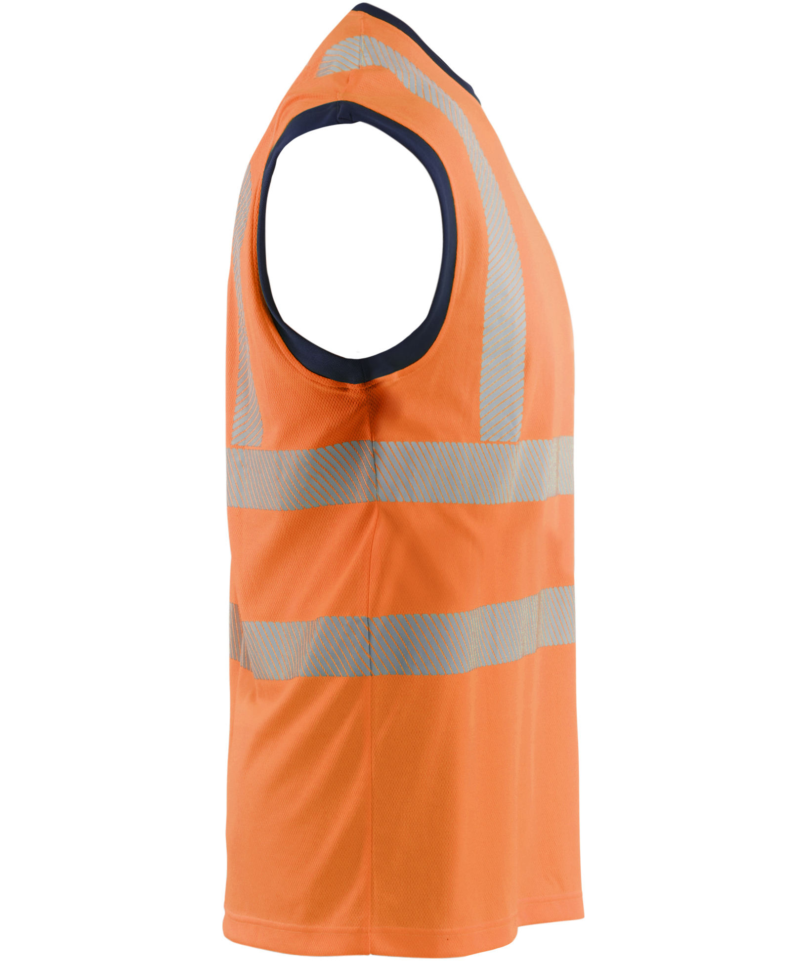 Bl&aring;kl&auml;der&nbsp;tank top, Hi-Vis Orange/Navy, large image number 2