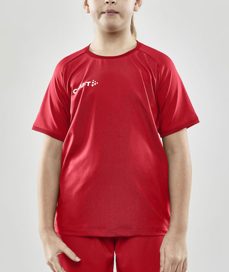 Craft Progress T-shirt till barn, Bright red, large image number 1