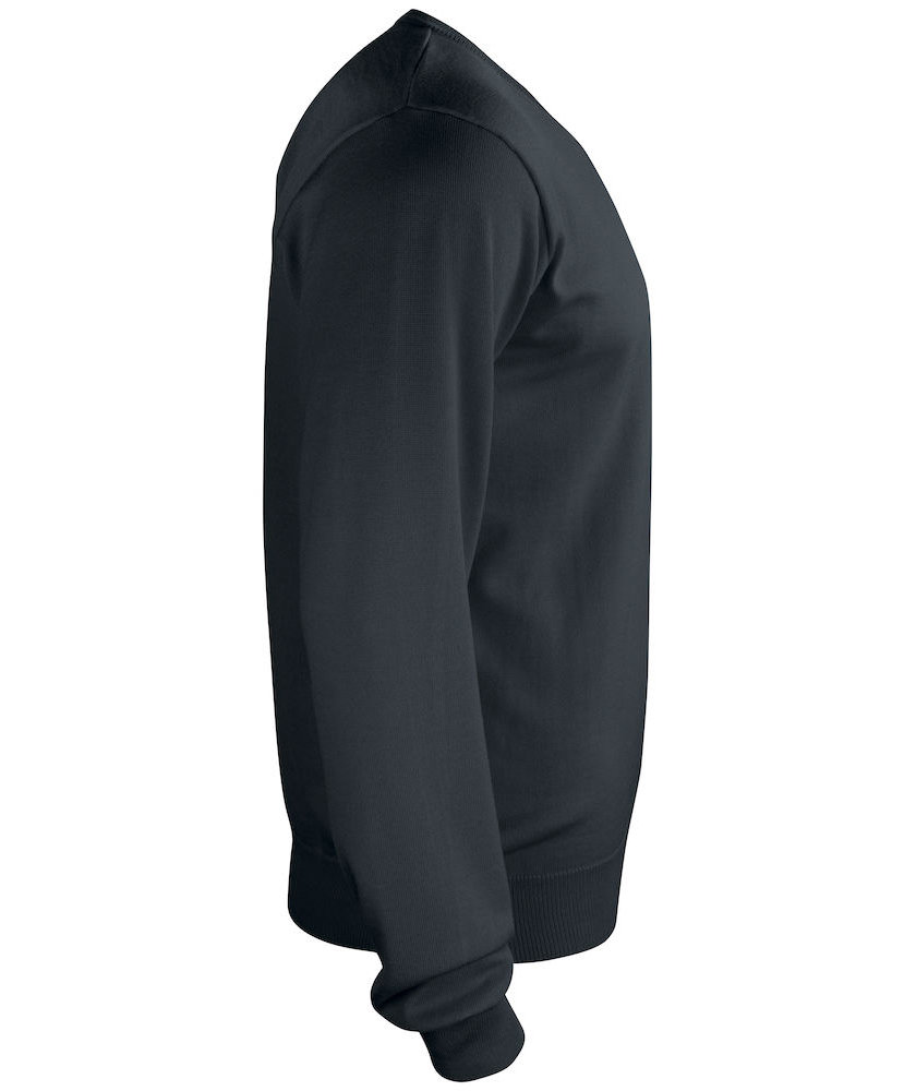 Cutter & Buck Everett sweatshirt with merino wool, Black, large image number 2