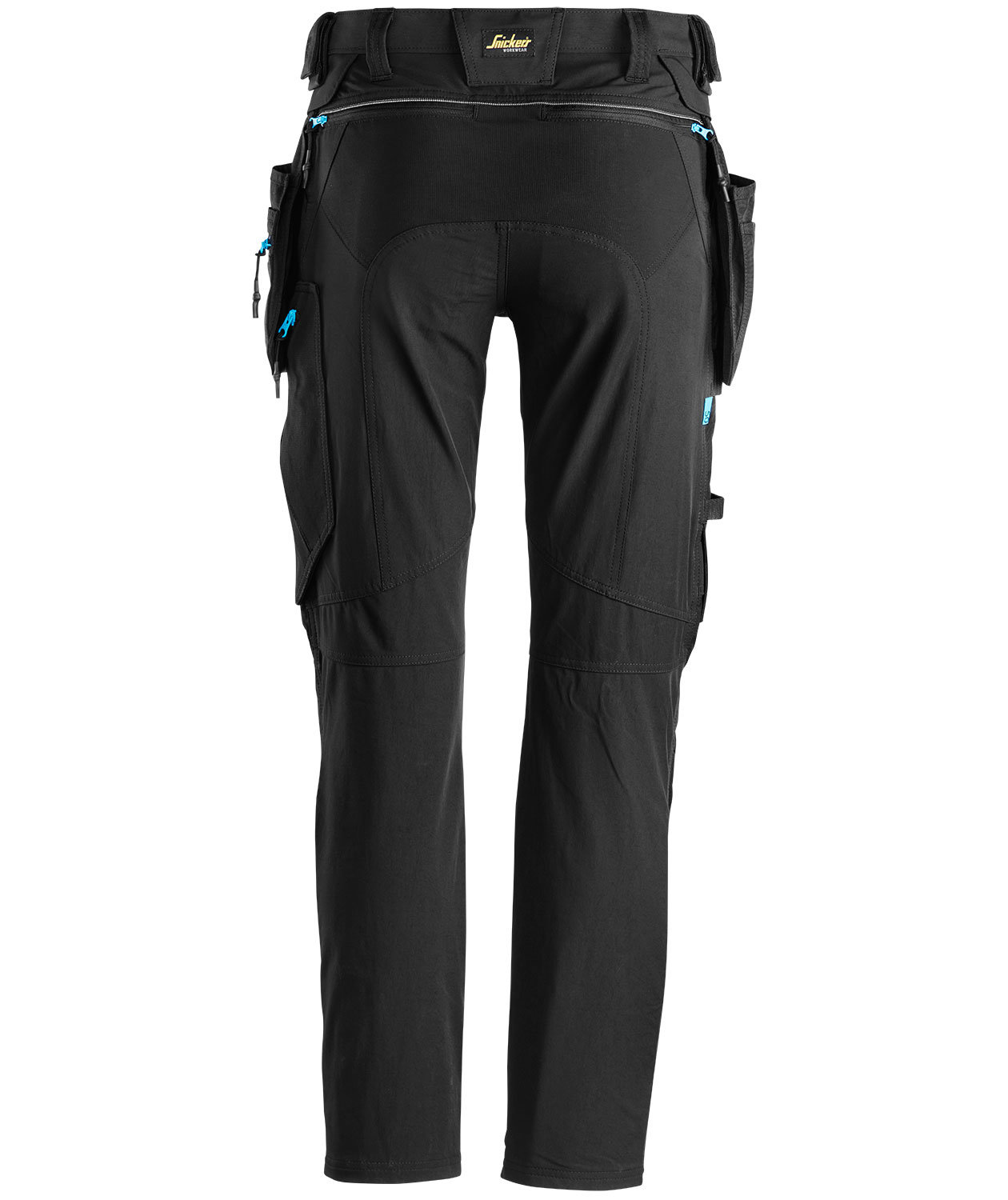 Snickers LiteWork craftsman trousers 6208 full stretch, Black, large image number 1