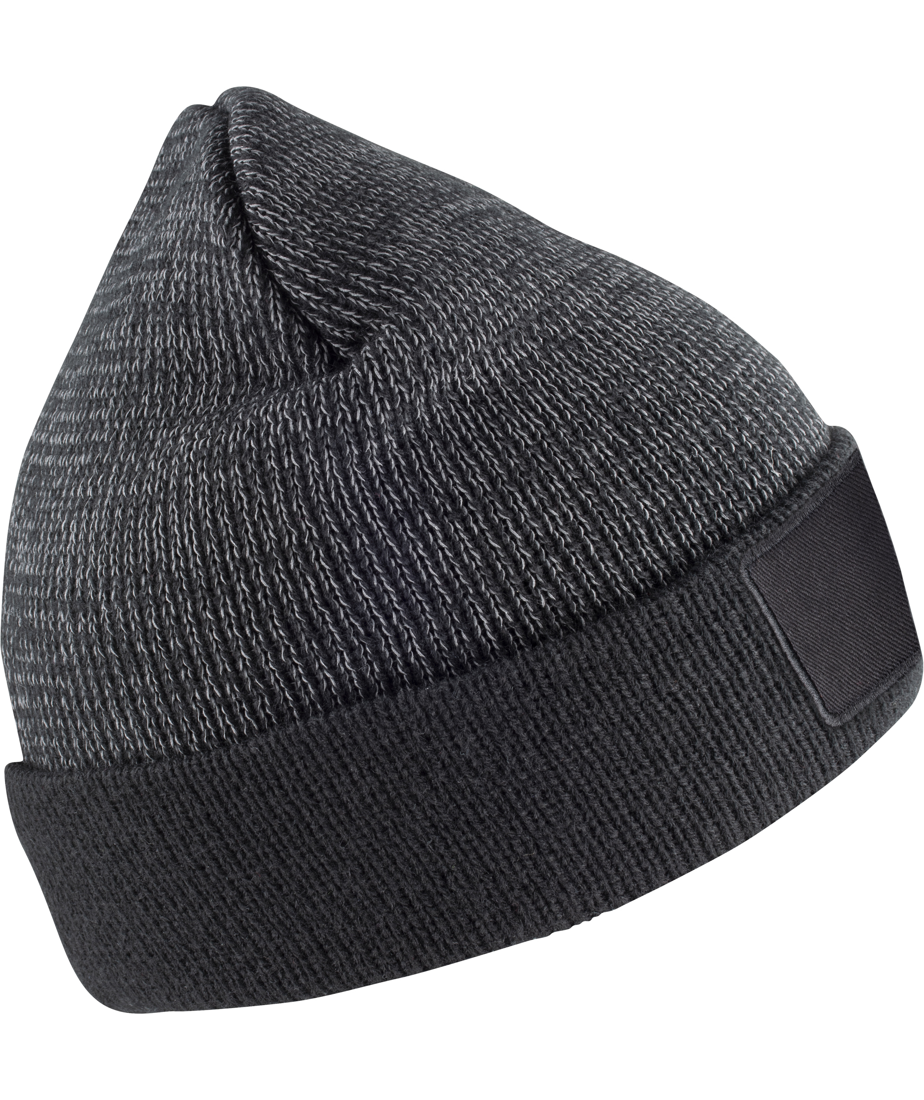 Clique Hubert Patch reflective knitted beanie, Reflective, Reflective, large image number 3