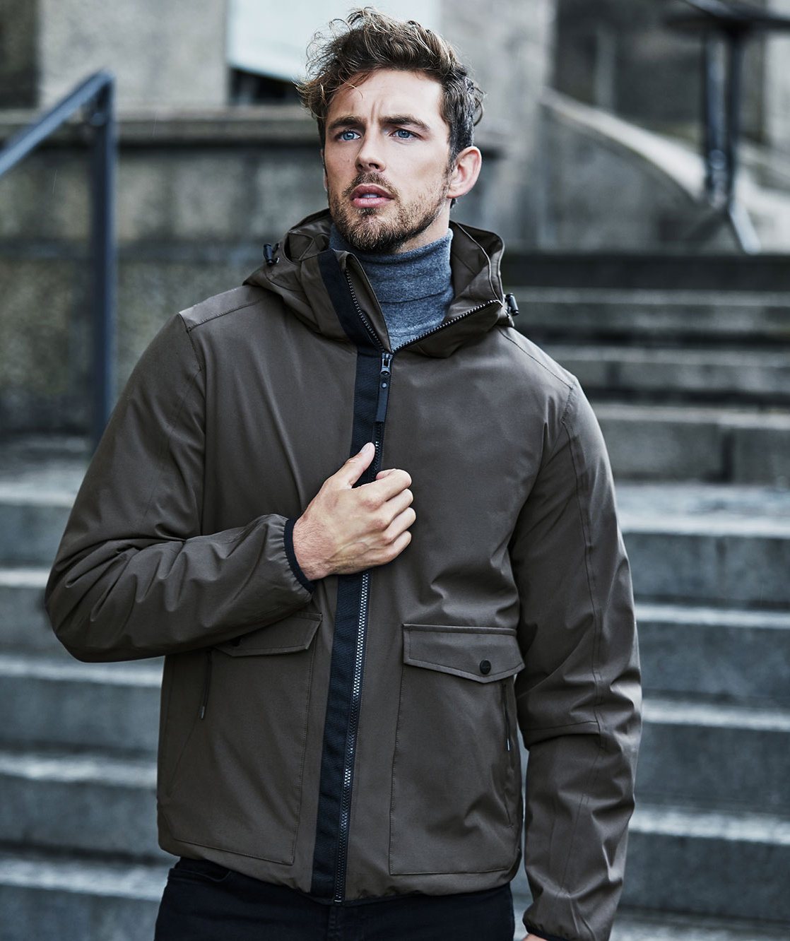 Tee Jays Urban Adventure jacka, Dark Olive, large image number 1