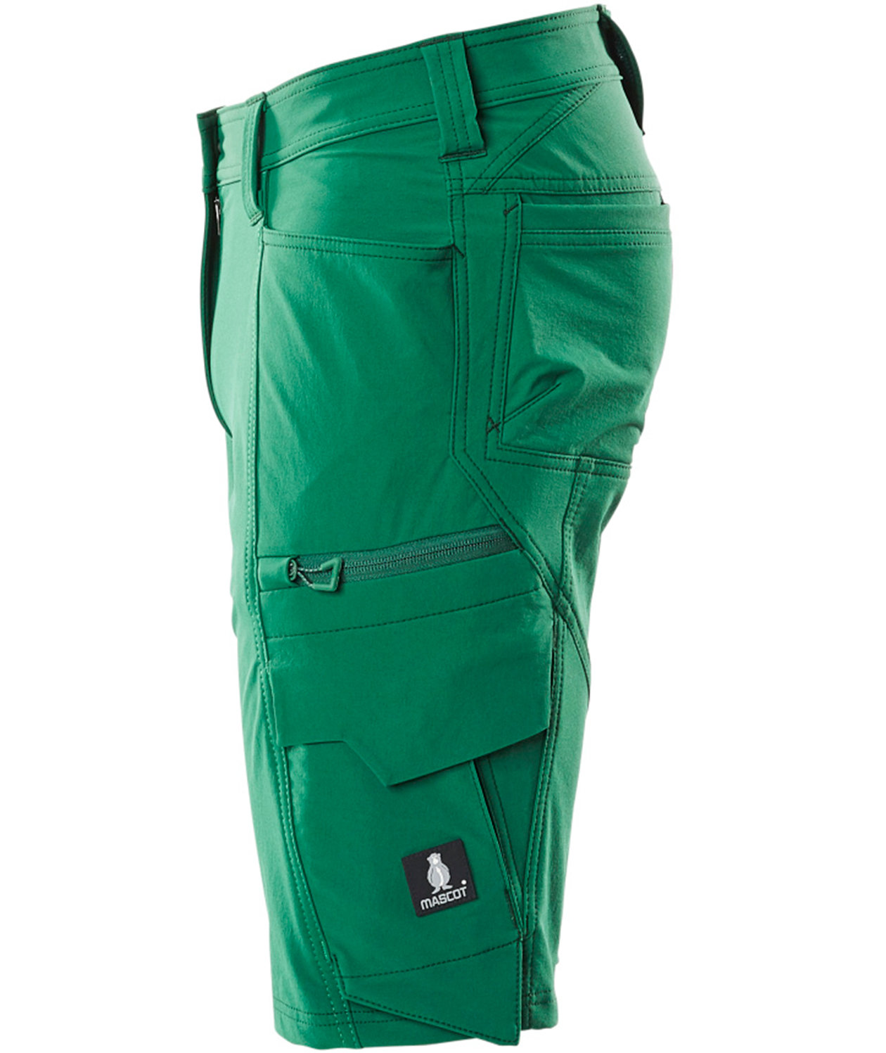 Mascot Accelerate Diamond Fit Damen Arbeitsshorts full stretch, Gr&uuml;n, large image number 3