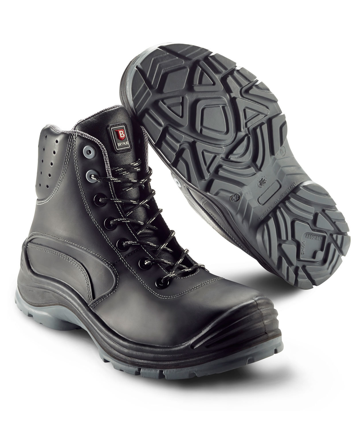 Brynje Force Boot skyddsst&ouml;vlar S3, Svart