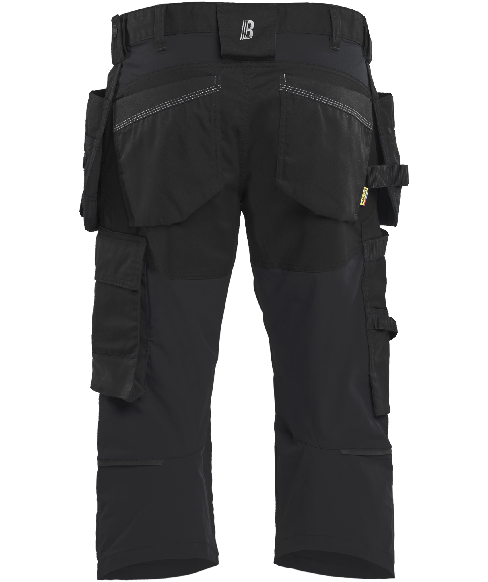 Bl&aring;kl&auml;der h&aring;ndverksknickers, Svart, large image number 2