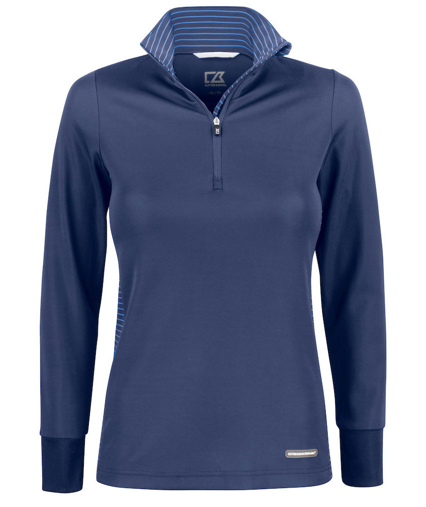 Cutter & Buck Traverse Half Zip Damen, Dark navy, large image number 0