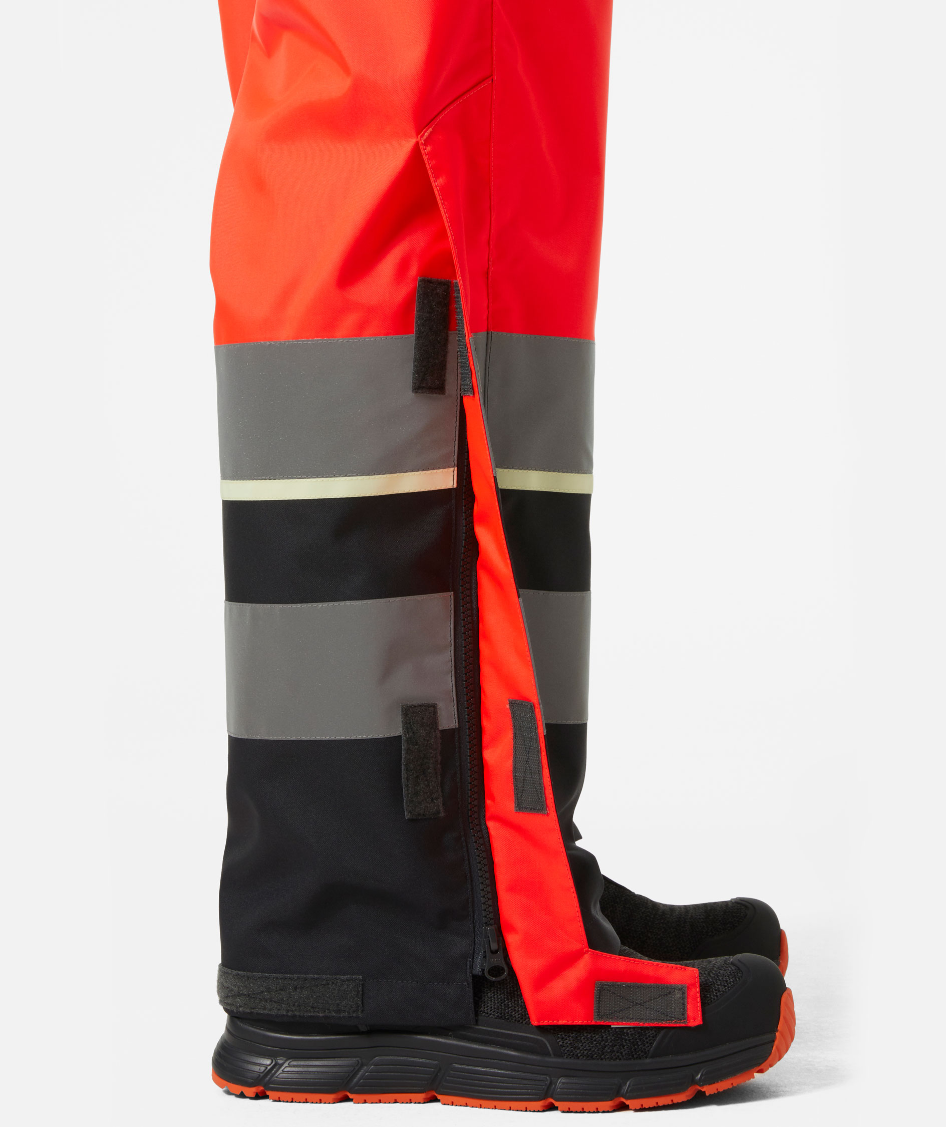 Helly Hansen UC-ME skallbukse, Hi-Vis R&oslash;d/Ebony, large image number 5