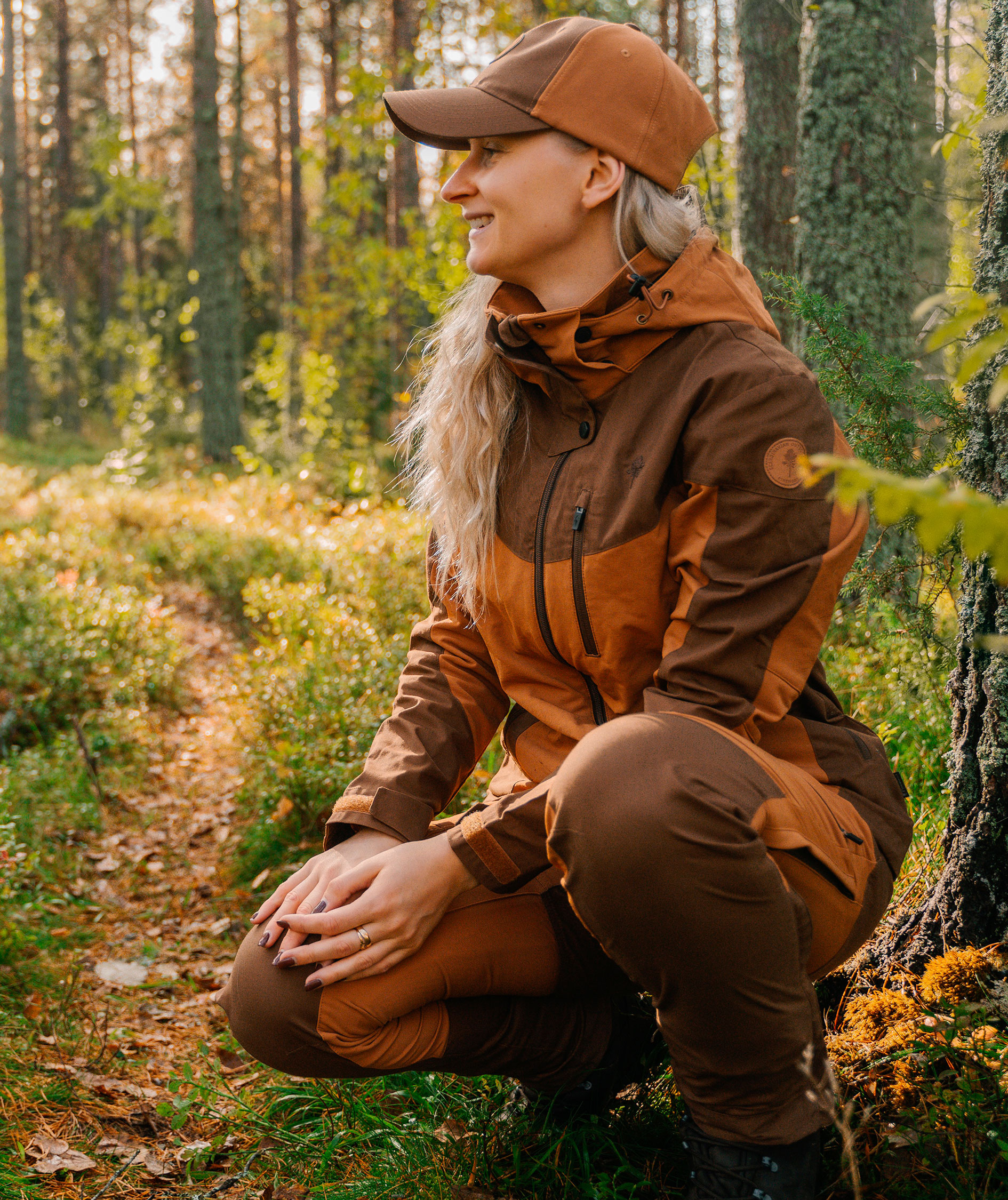 Pinewood Finnveden Hybrid damebukser, Fudge/Nougat, large image number 9