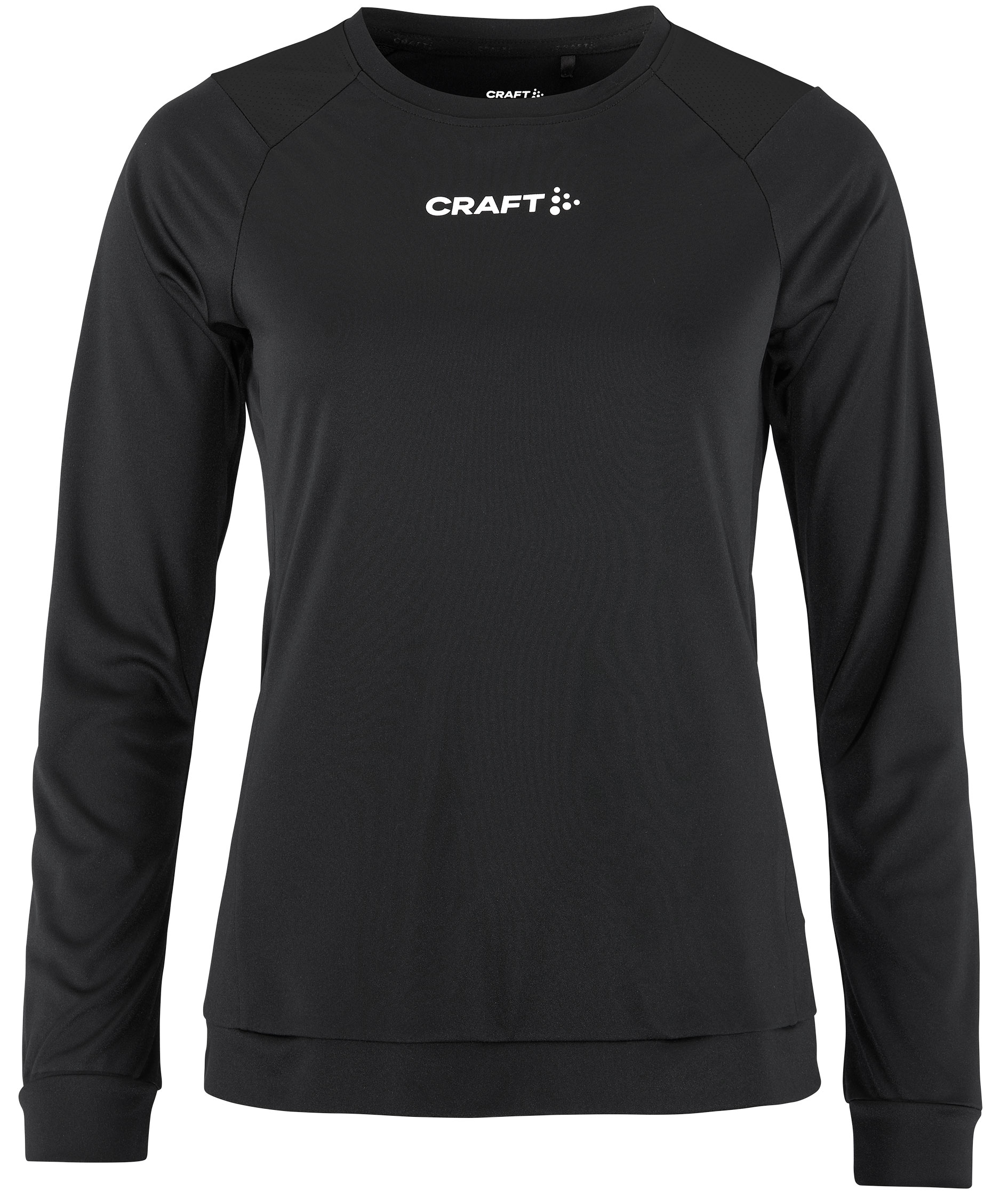Craft Rush 2.0 l&aring;ng&auml;rmad T-shirt dam, Black