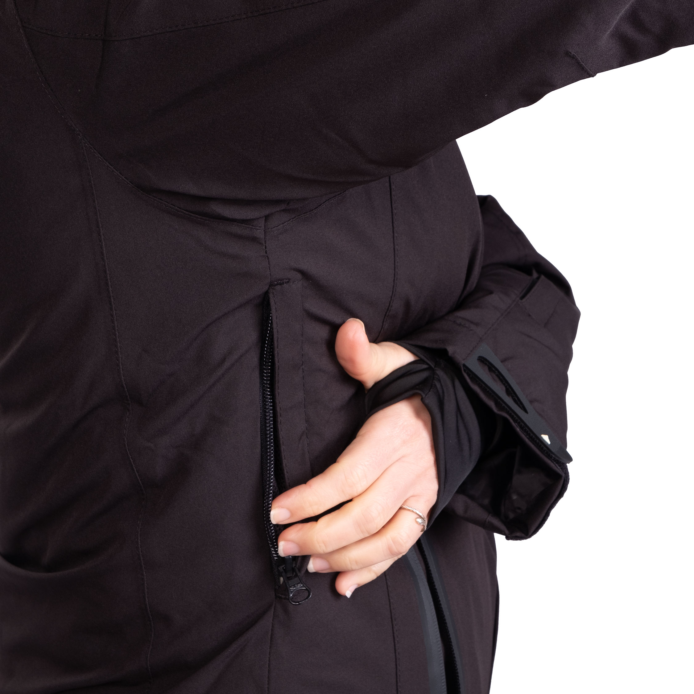 Pitch Stone women's skijacket, Black, large image number 6