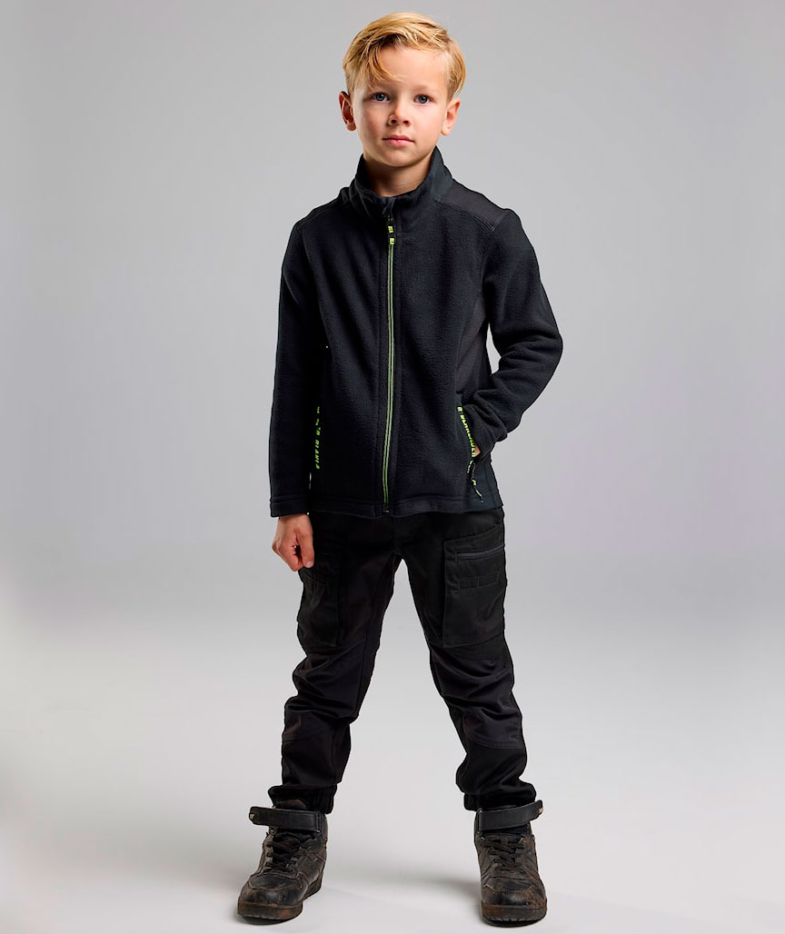 Bl&aring;kl&auml;der arbetsbyxa till barn, Svart