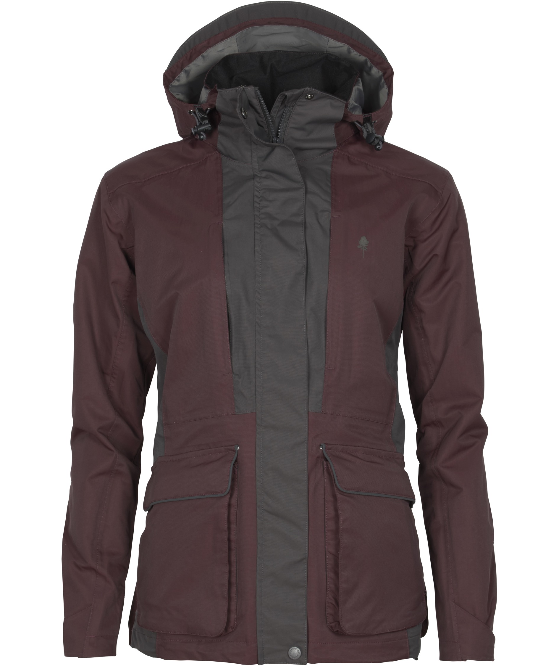 Pinewood&nbsp;Dog Sports 2.0 damejakke, Earth Plum/Dark Anthracite, large image number 0