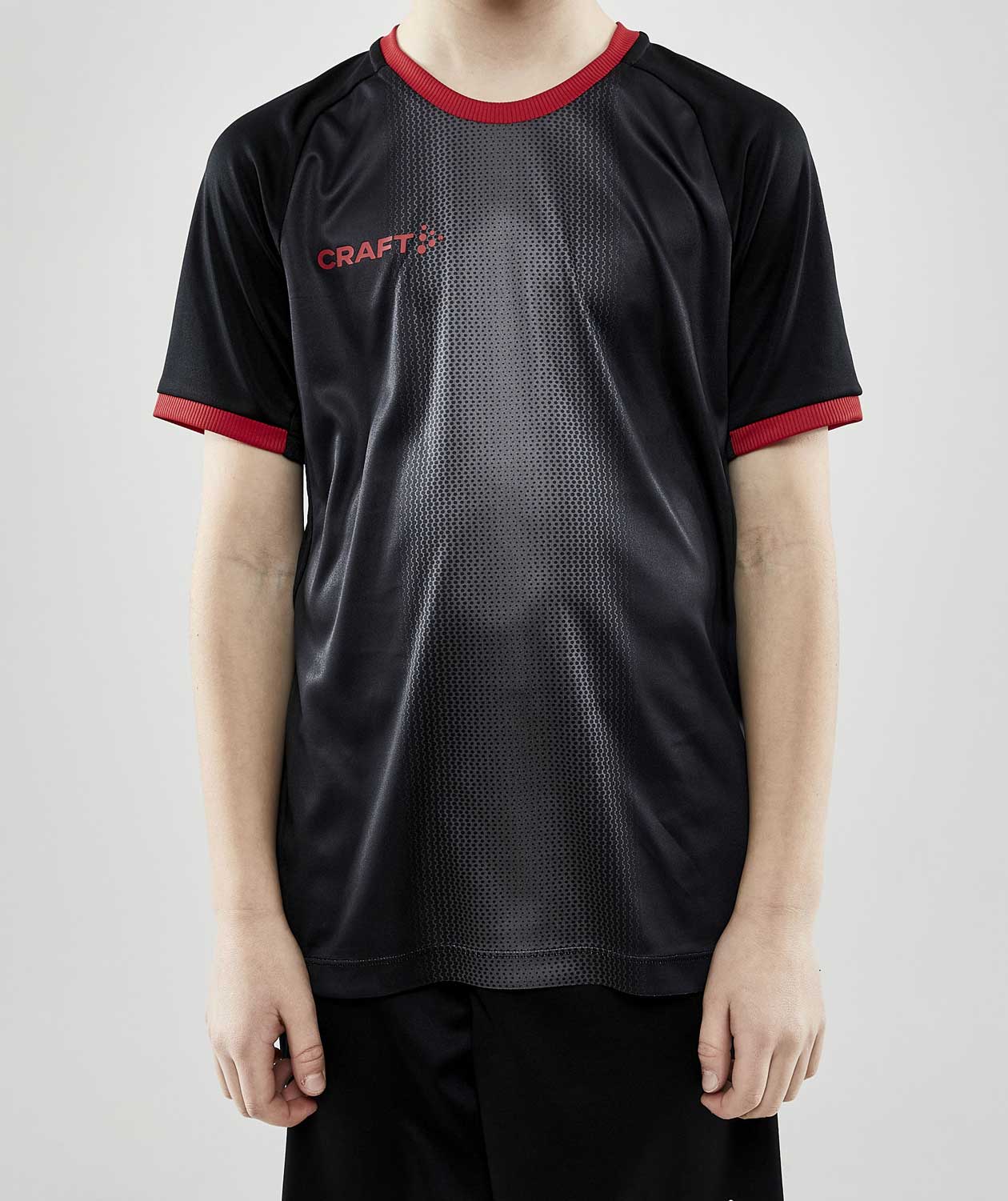 Craft Progress 2.0 Graphic Jersey T-shirt for kids, Black/Red, large image number 1